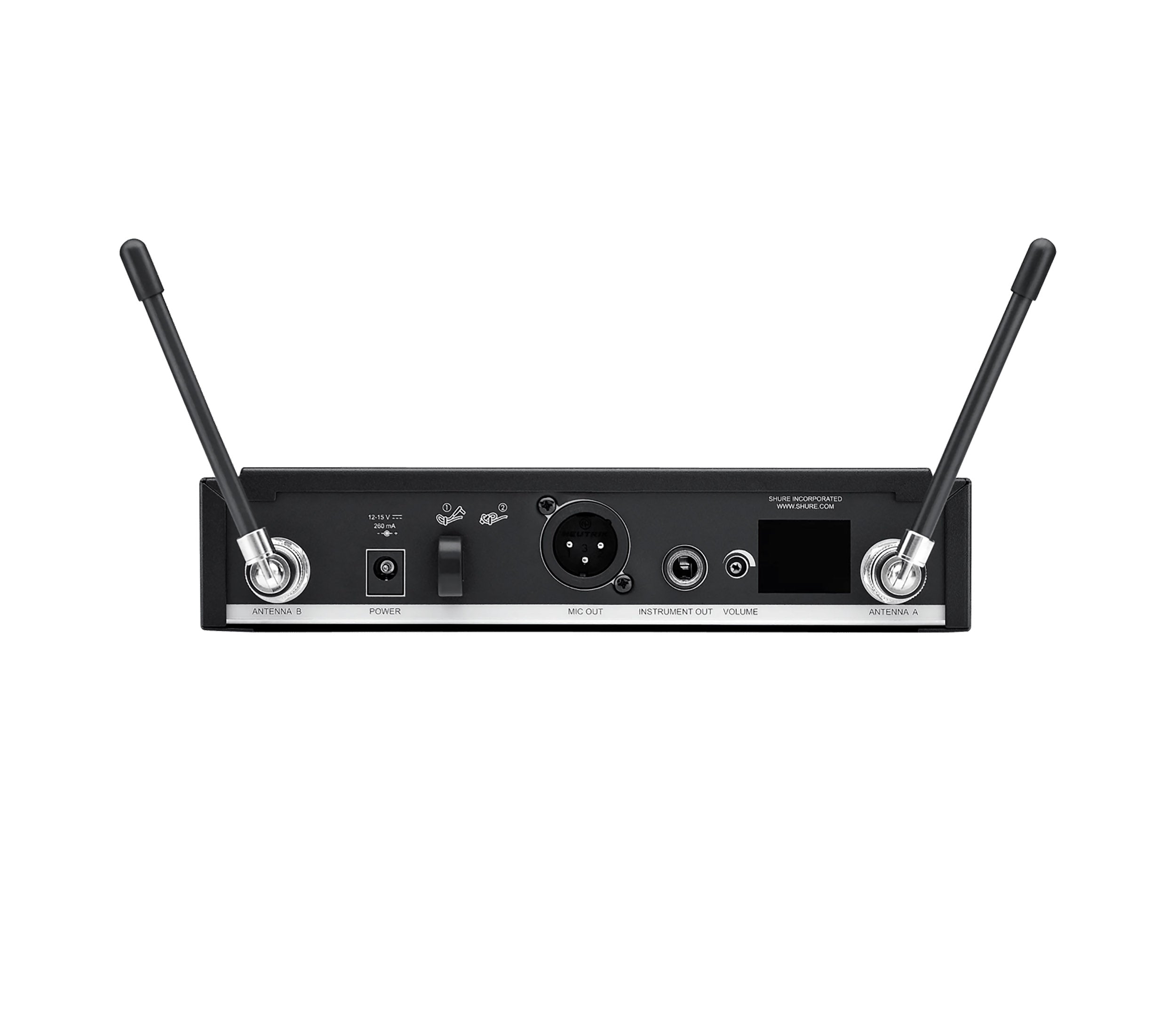 Shure BLX14R/B98 Wireless Rack Mount Instrument System with Beta 98H/C Clip on Gooseneck Microphone by Shure
