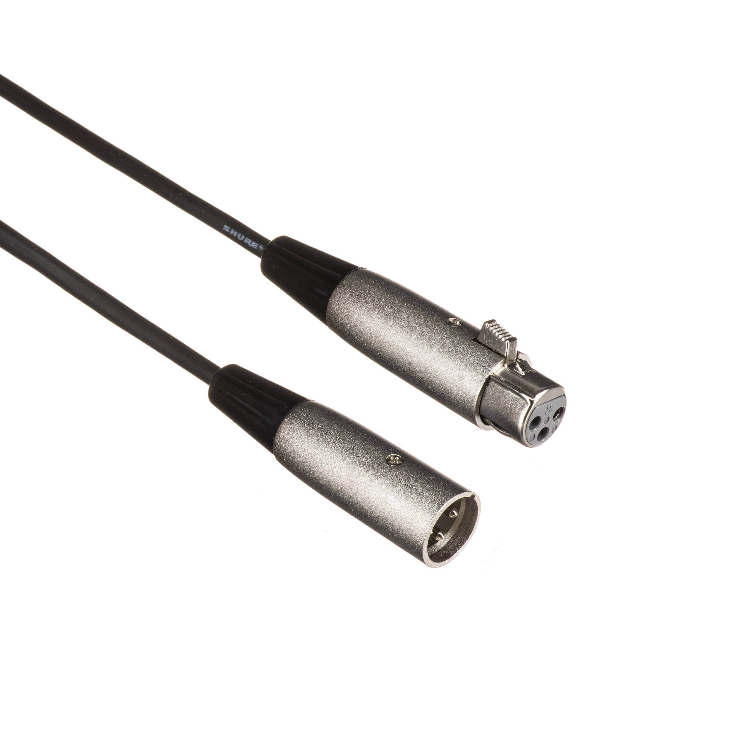 Shure C25J, Hi-Flex Microphone Cable with Chrome XLR Connectors- 25 Ft by Shure