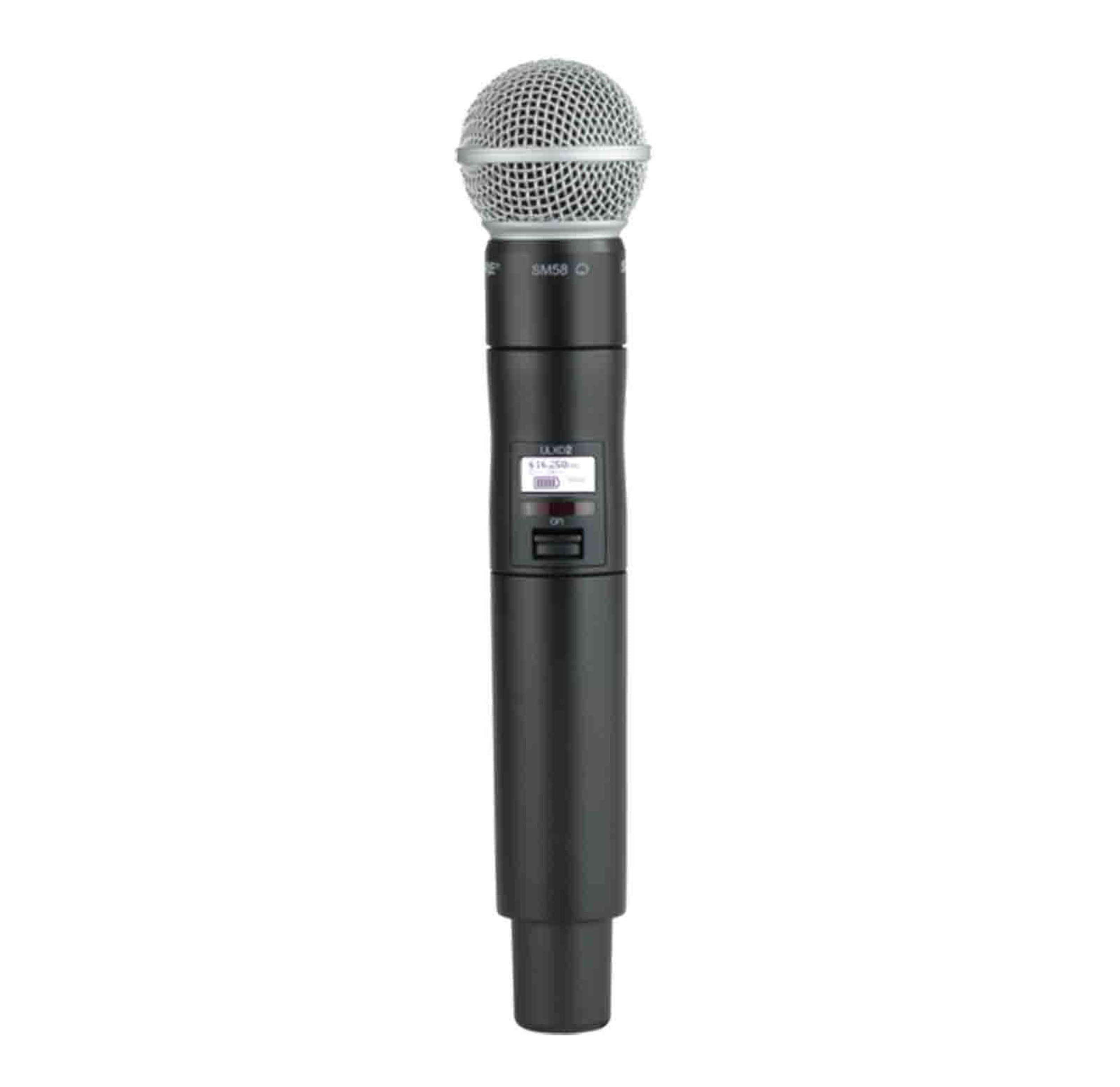 Shure ULXD2/SM58 Digital Handheld Wireless Microphone Transmitter with SM58 Capsule by Shure