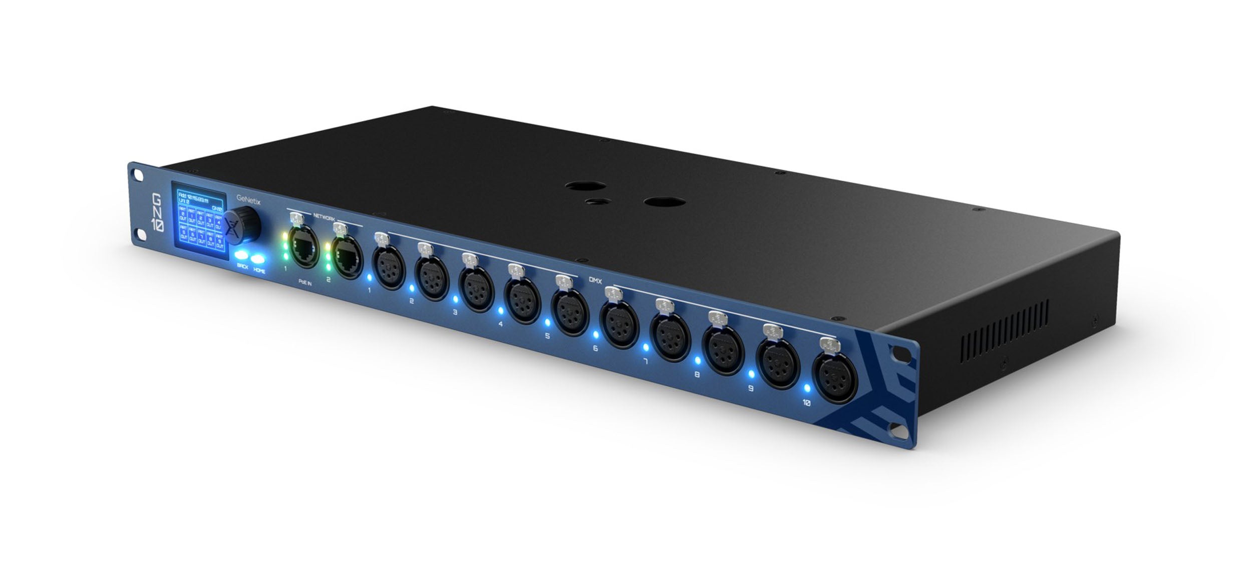 ChamSys GeNetix GN10 10-Port Ethernet-DMX Node by Chamsys