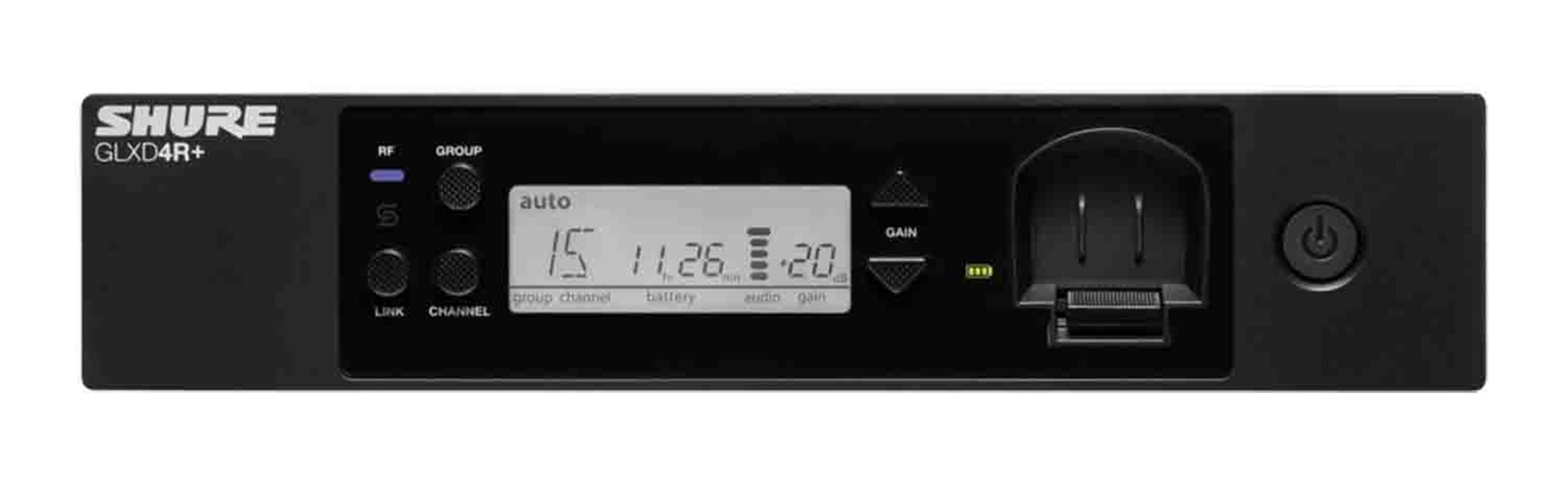 Shure GLXD14R+/MX53-Z3, Digital Wireless Rack System with MX153 Headset Microphone by Shure