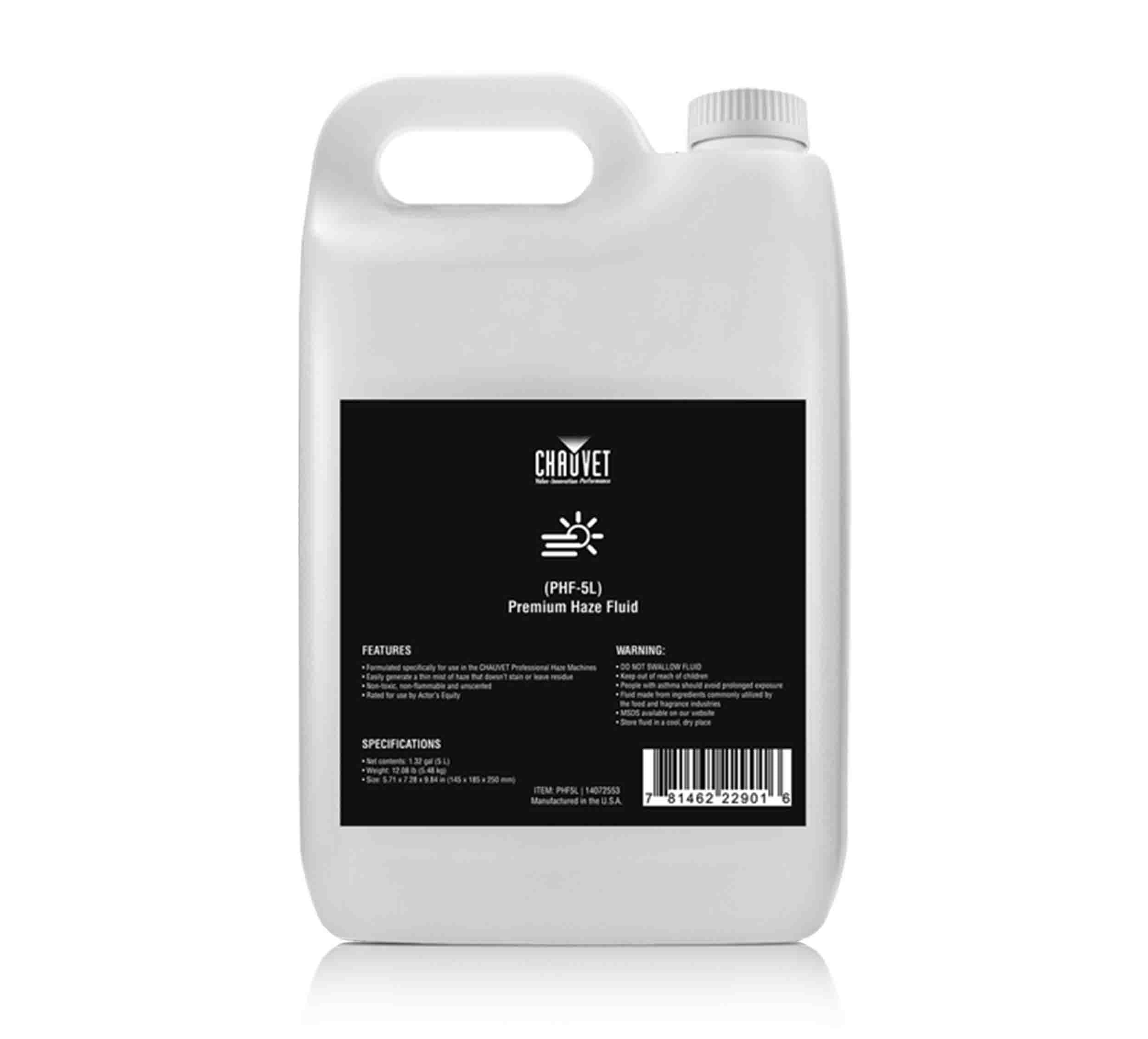 Chauvet DJ PHF-5L Premium Haze Fluid - 5 Liter by Chauvet DJ