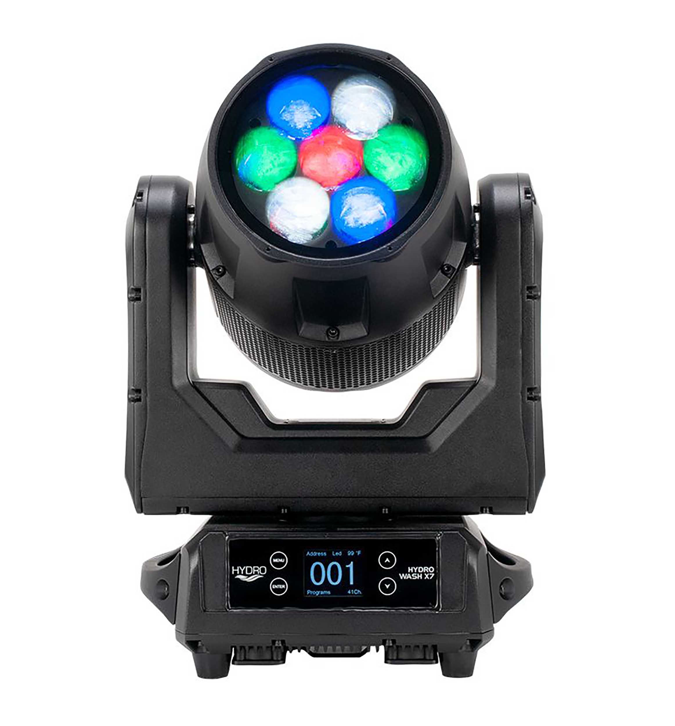 ADJ Hydro Wash X7, Moving Head Wash Fixture with Seven 40W RGBW (4-IN-1) LEDs by ADJ