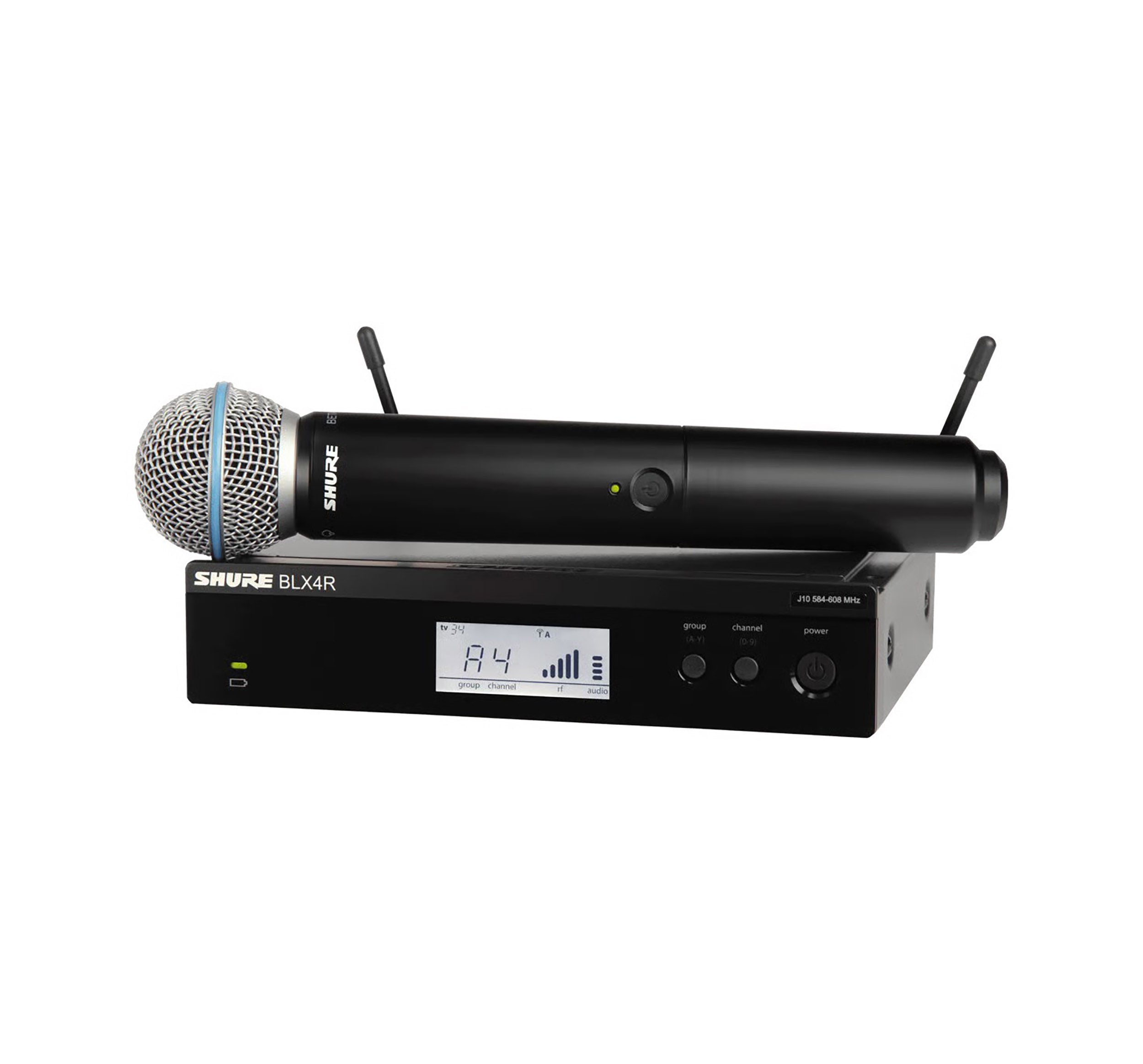 Shure BLX24R/B58 Wireless Vocal Rack-Mount Set with Beta 58A by Shure