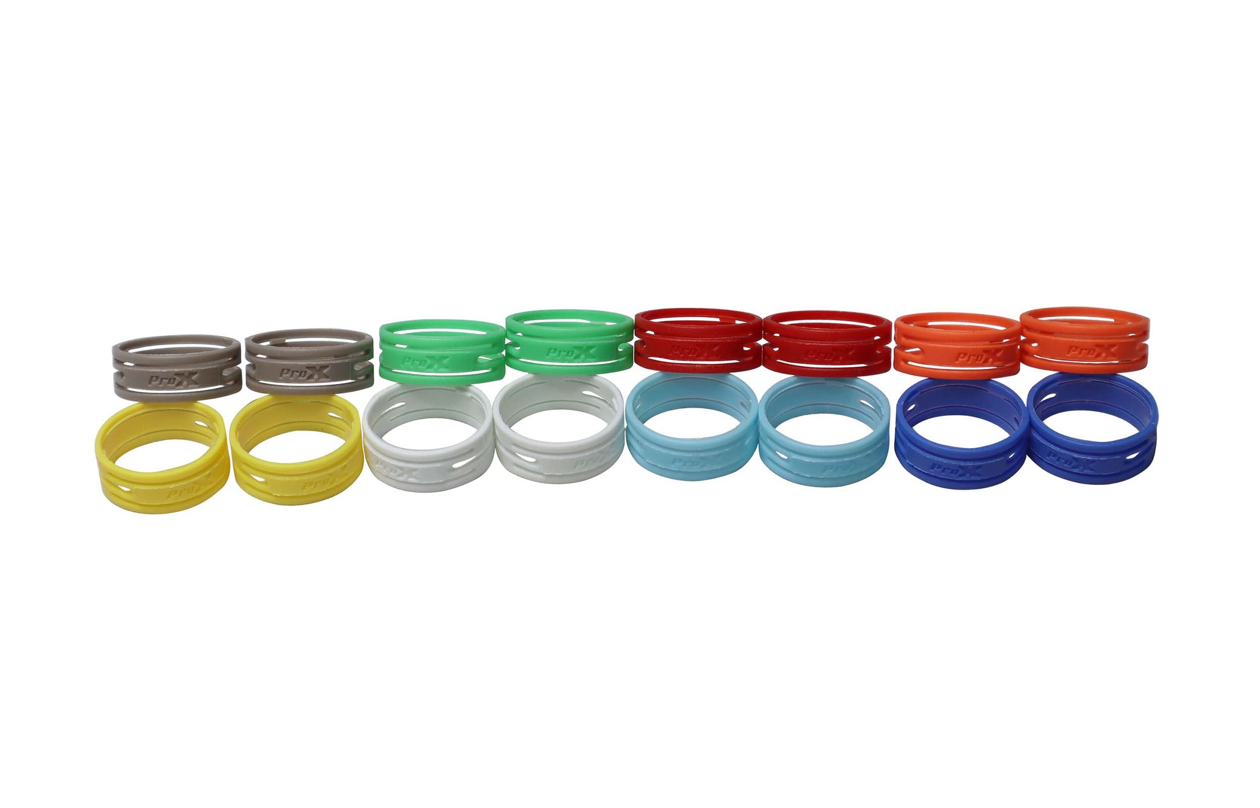 ProX XC-RINGPAK, Color Ring Replacements for XLR Cables - 16 Pack by ProX Cases