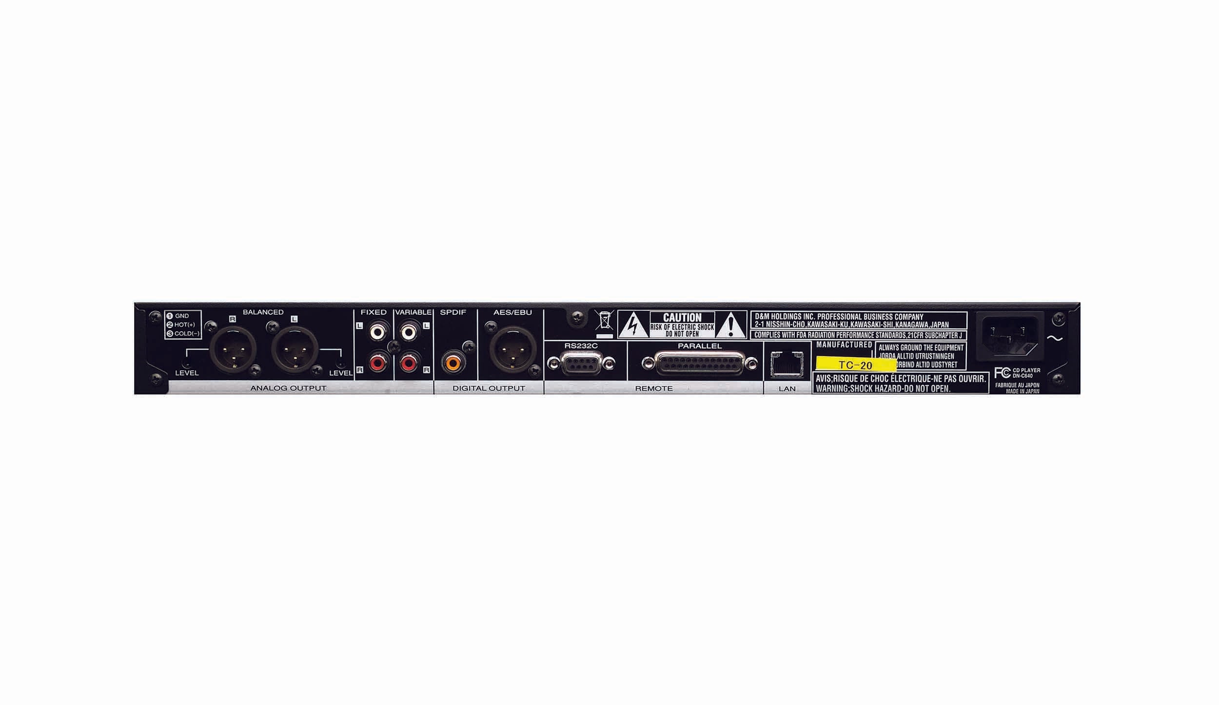 B-Stock: Denon DN-C640, Professional Rack Mount Slot-Load Network CD Player by Shure