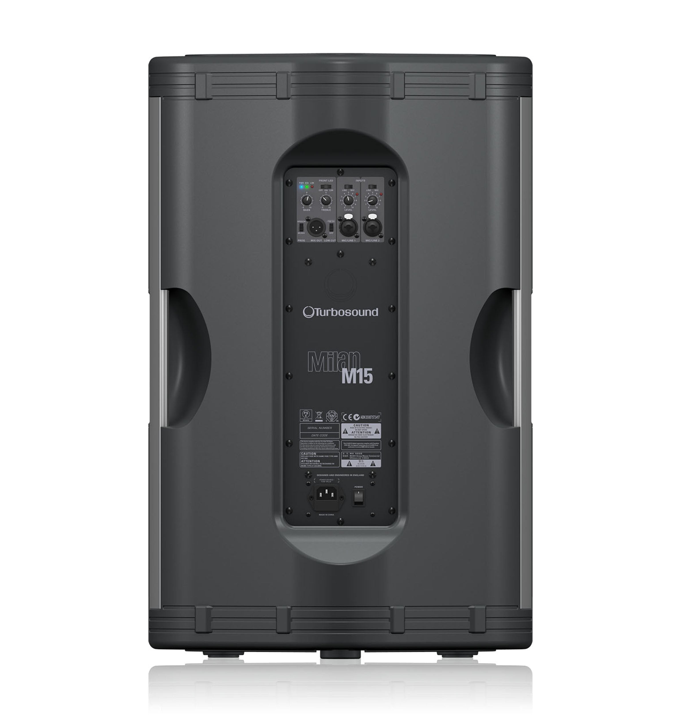 Turbosound M15 Two Way 15-Inches Full Range Powered Loudspeaker - 1100 Watt by Turbosound