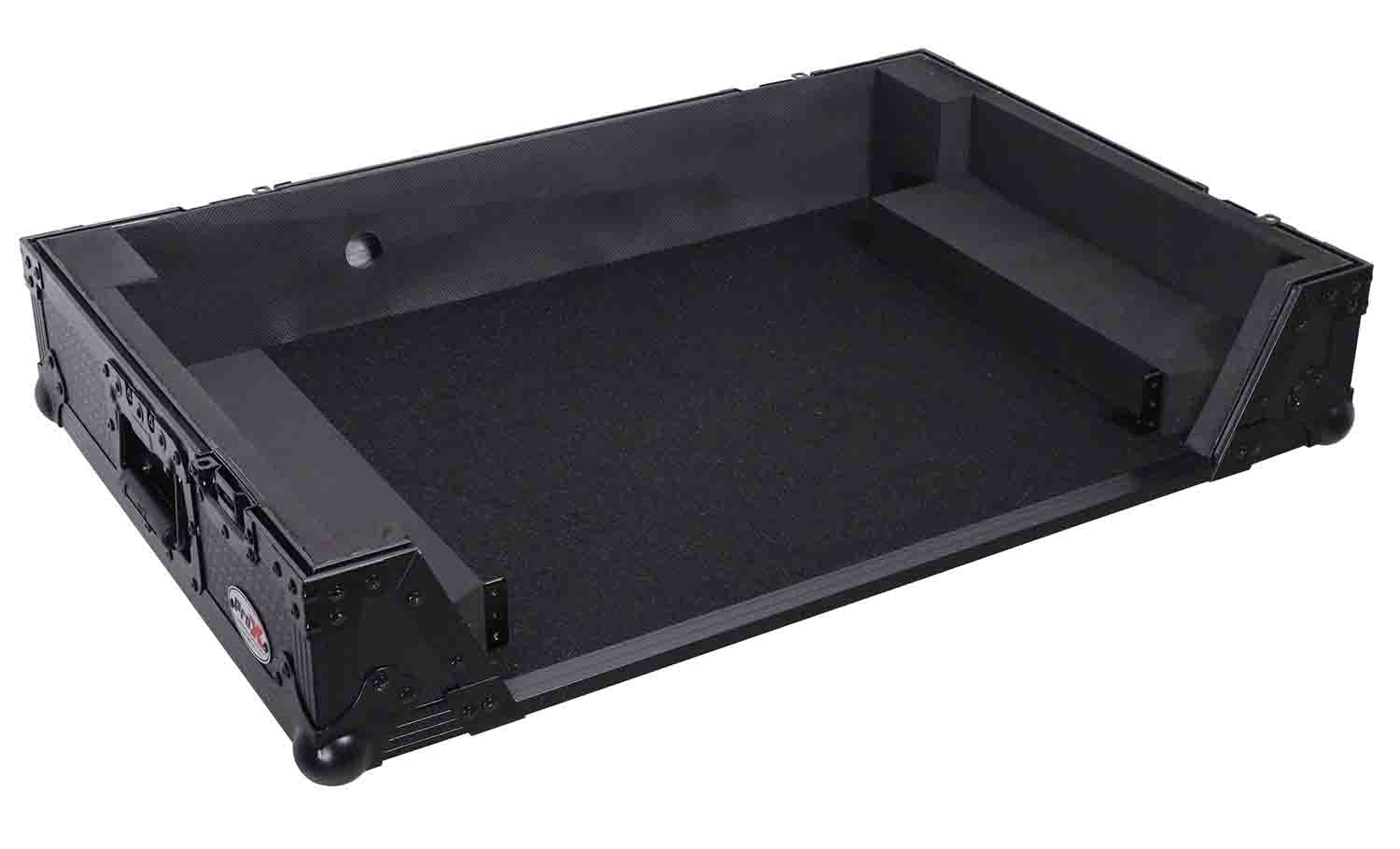 ProX XS-XDJRX3 WBL, ATA Flight Case For Pioneer XDJ-RX3, DDJ-REV5 DJ Controller with 1U Rack Space and Wheels - Black by ProX Cases