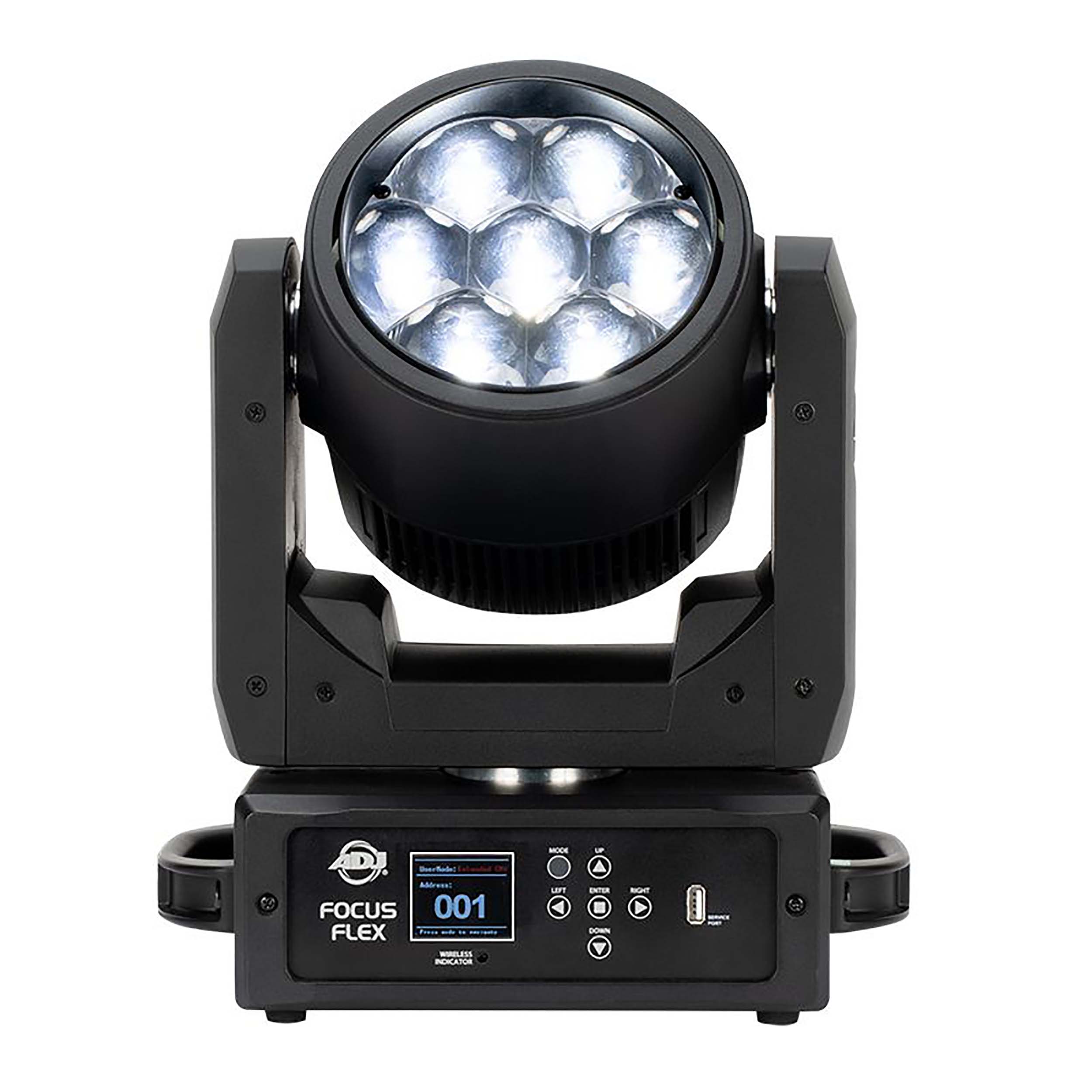 ADJ Focus Flex, Color Mixing LED Moving Head RGBW - 40 Watt by ADJ