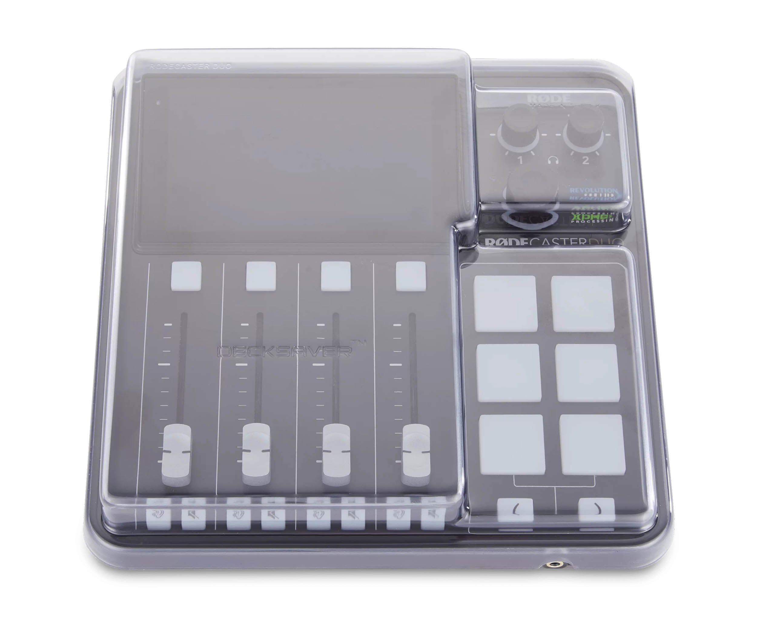 Decksaver DS-PC-RCASTERDUO, Protection Cover for RODECASTER DUO Audio Production Studio by DECKSAVER