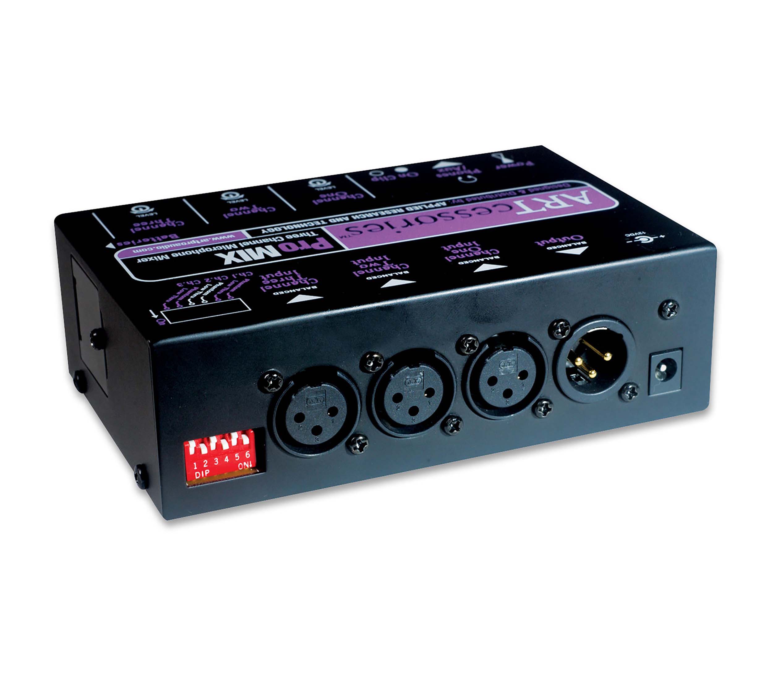 ART Pro Audio ProMIX Three Channel Microphone Mono Mixer by ART