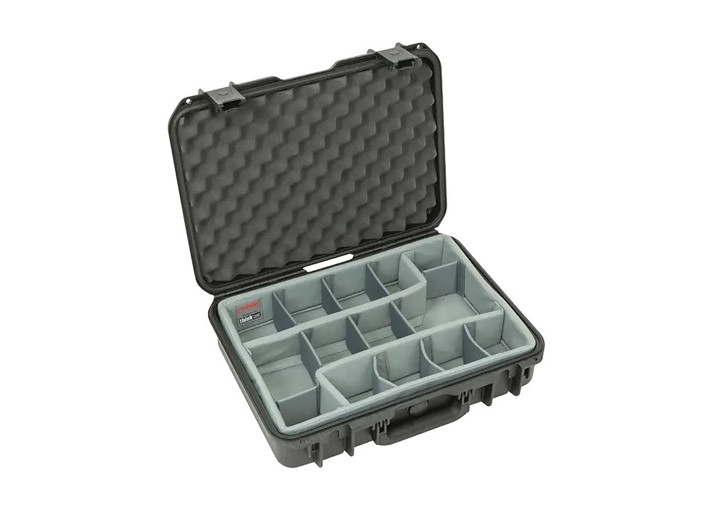 SKB Cases 3i-1813-5DT, iSeries Waterproof Case with Think Tank Photo Dividers and Lid Foam - Black by SKB Cases