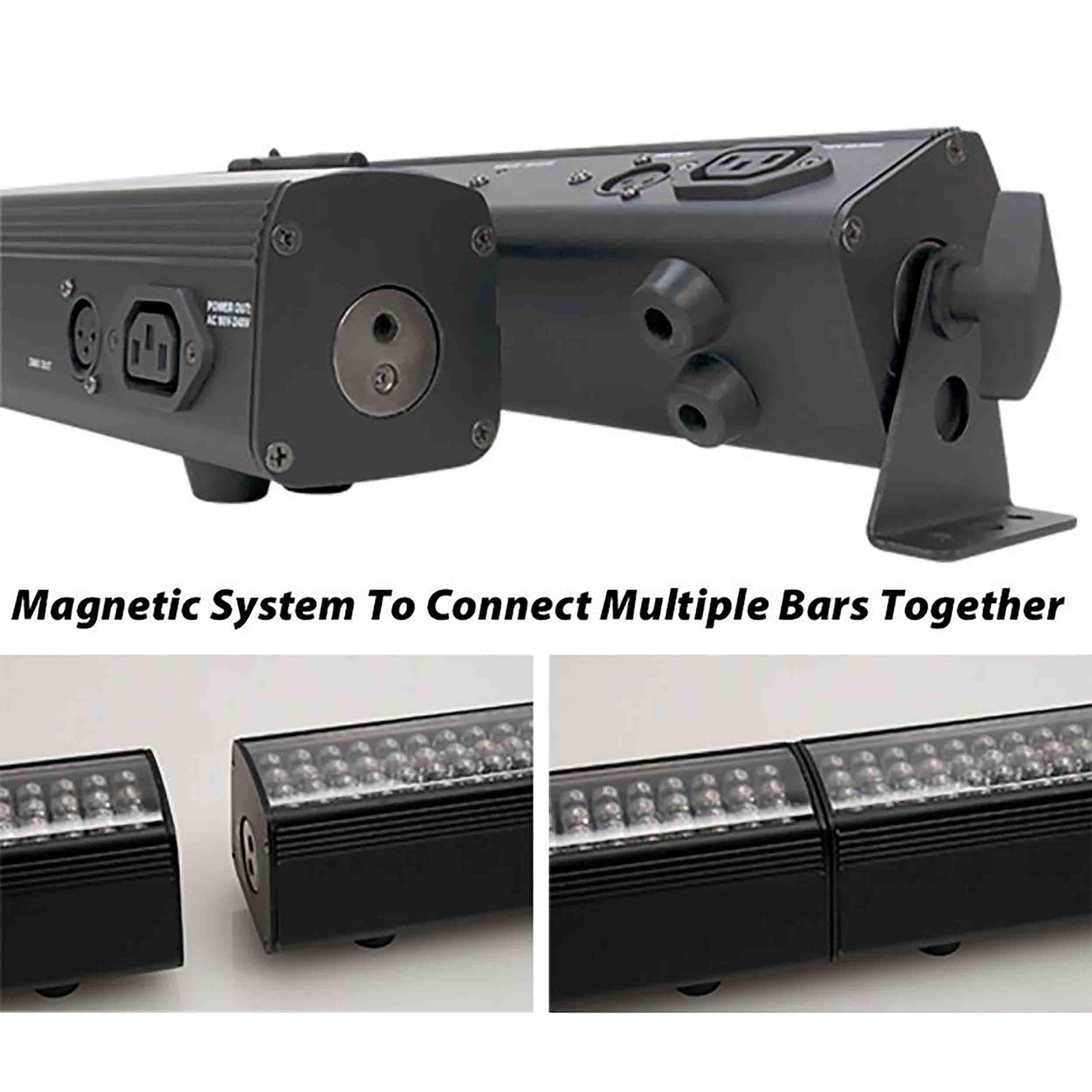 Eliminator Lighting Mega Bar RGBA EP, 42" Indoor RGBA LED Linear Fixture by Eliminator Lighting