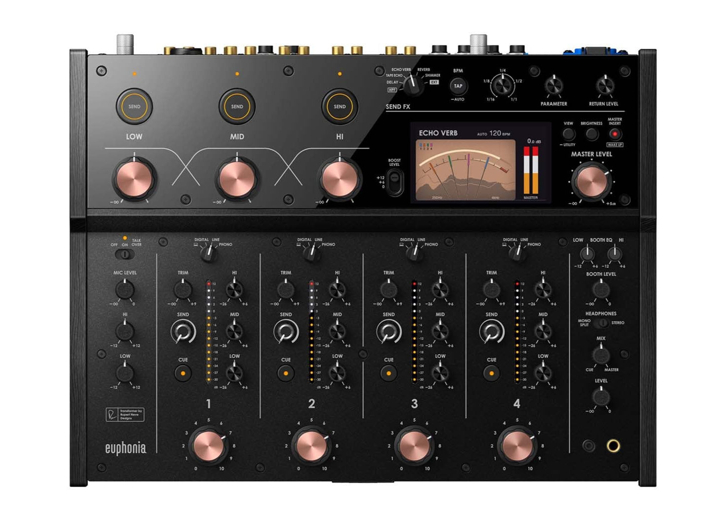 AlphaTheta 4-Channel Pro Rotary Mixer - Euphonia by Alpha Theta