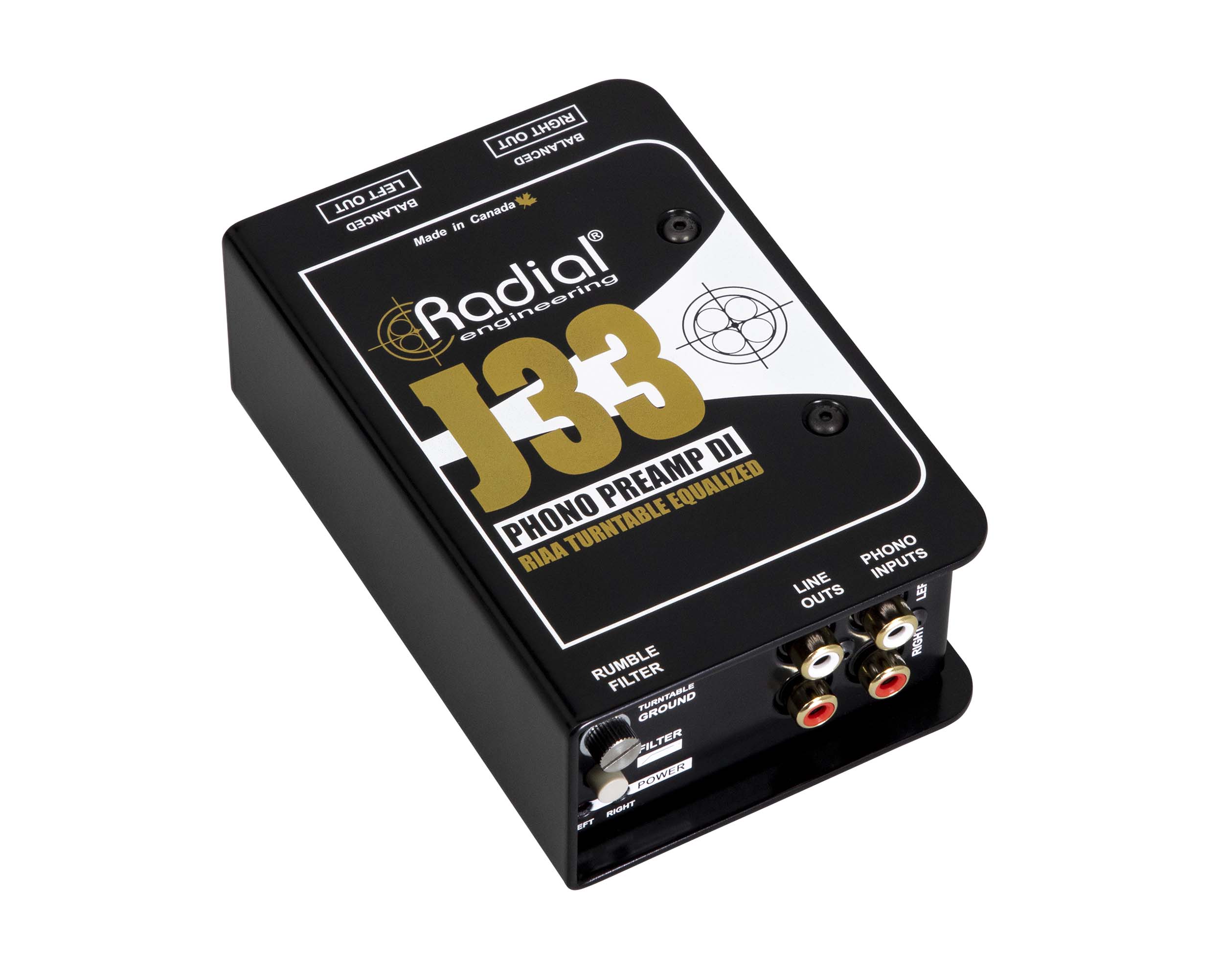 Radial Engineering J33, Combination RIAA Phono Preamp and DI Box by Radial Engineering