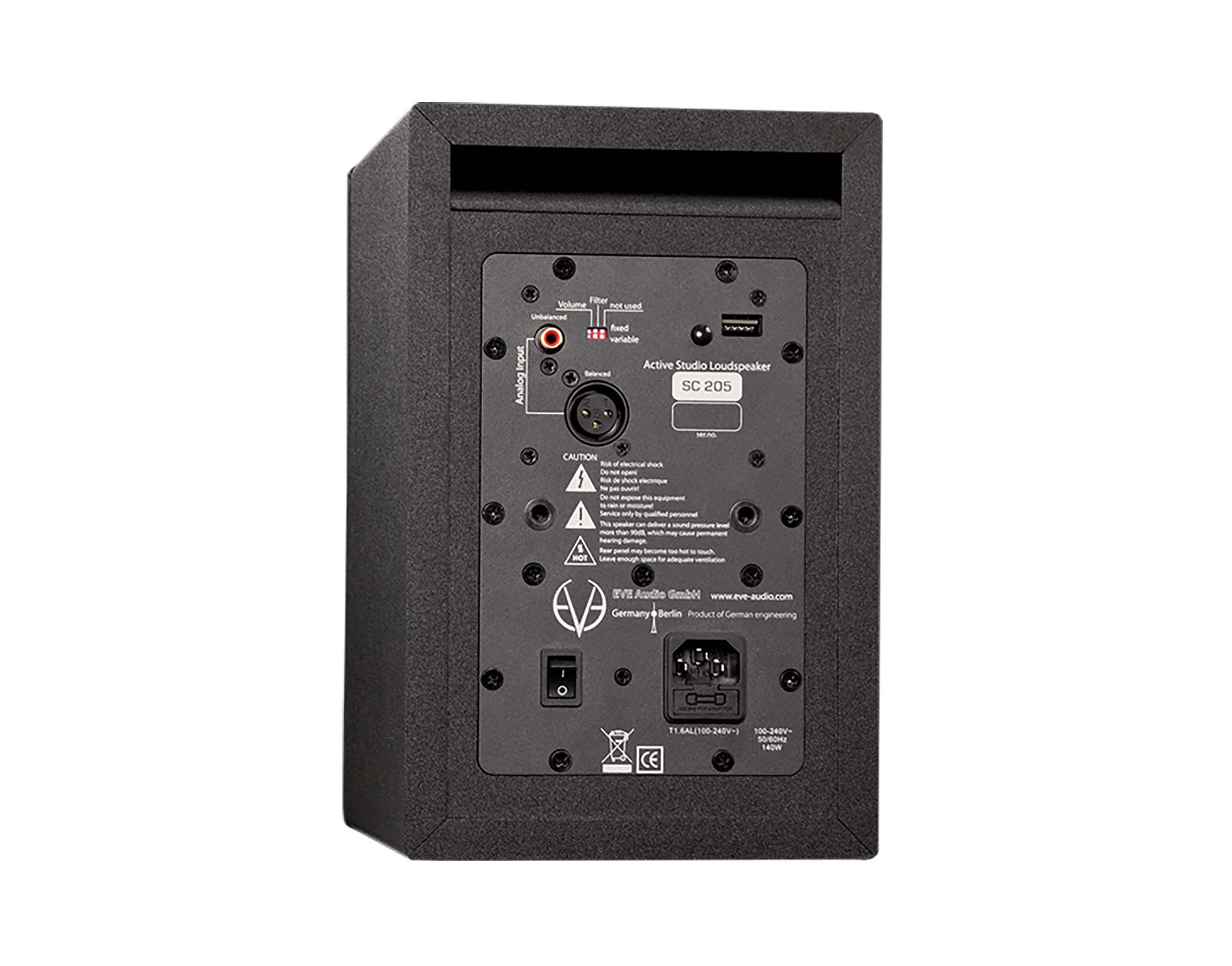 Eve Audio SC205, 2-Way Active Studio Monitor - 5 Inch by EVE Audio