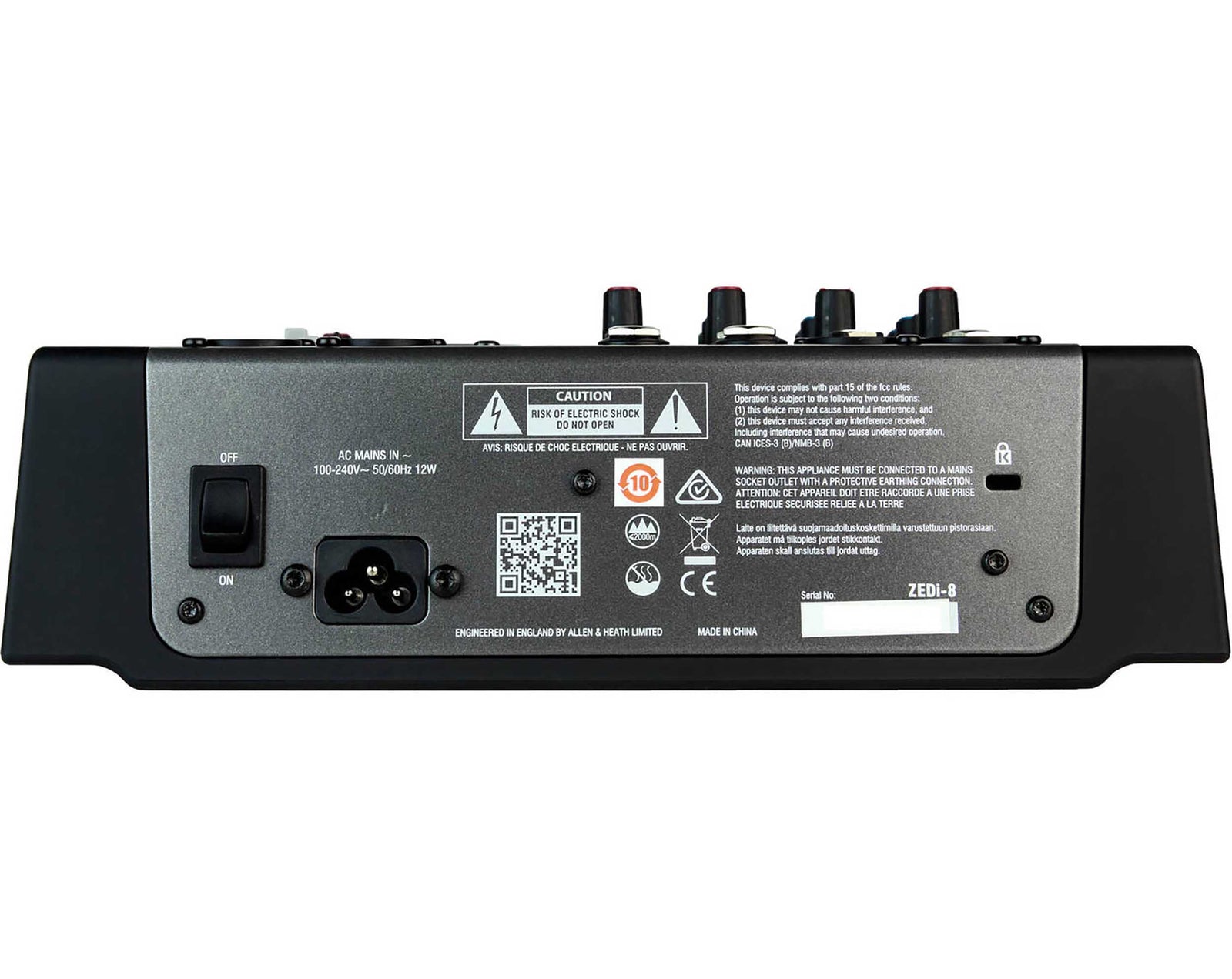 Allen & Heath ZEDi-8 Hybrid Compact Mixer and USB Interface by ALLEN & HEATH