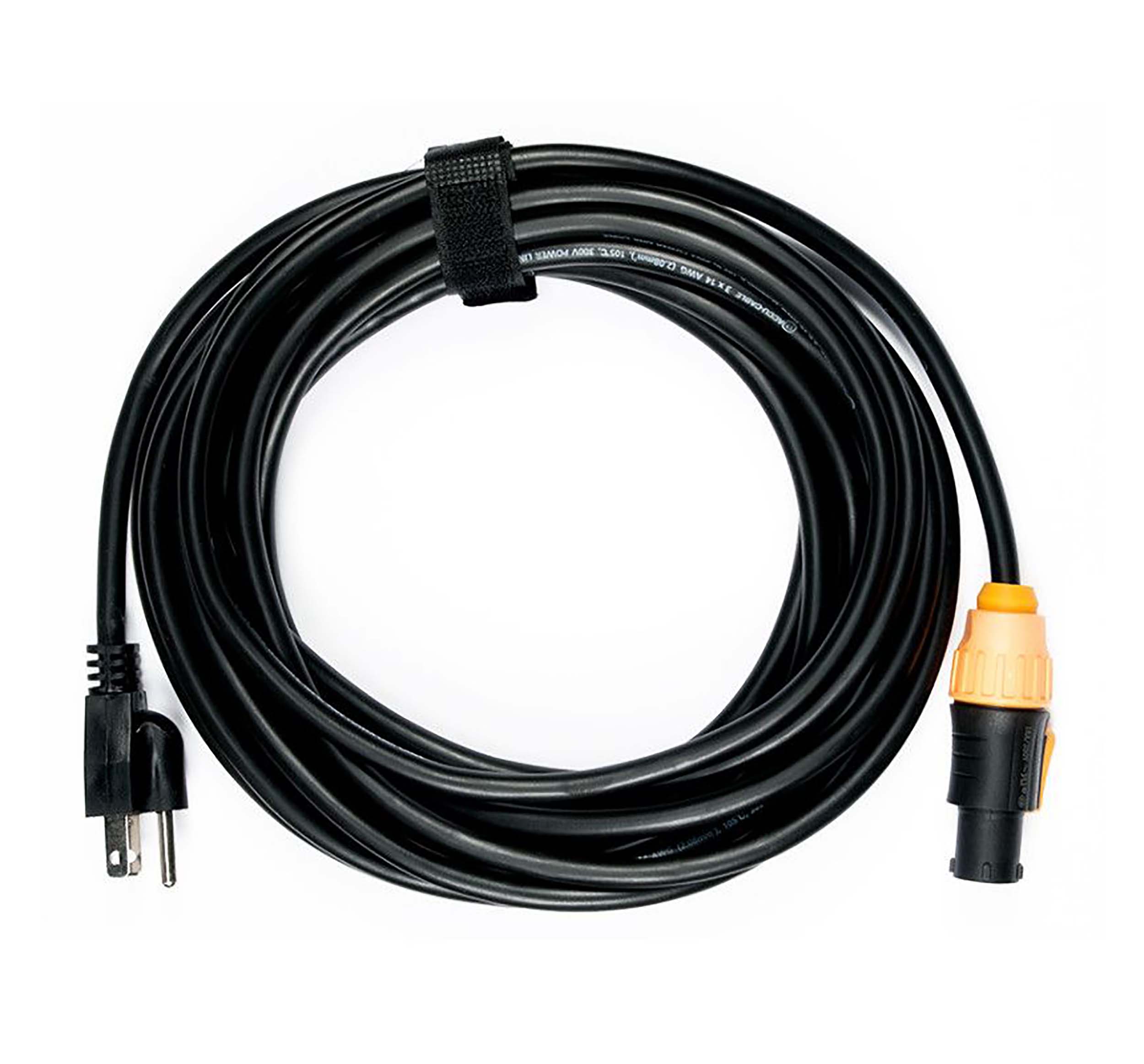 Accu-Cable IP65 Power Twist Lock to 3-Prong Edison Plug Cable by Accu Cable