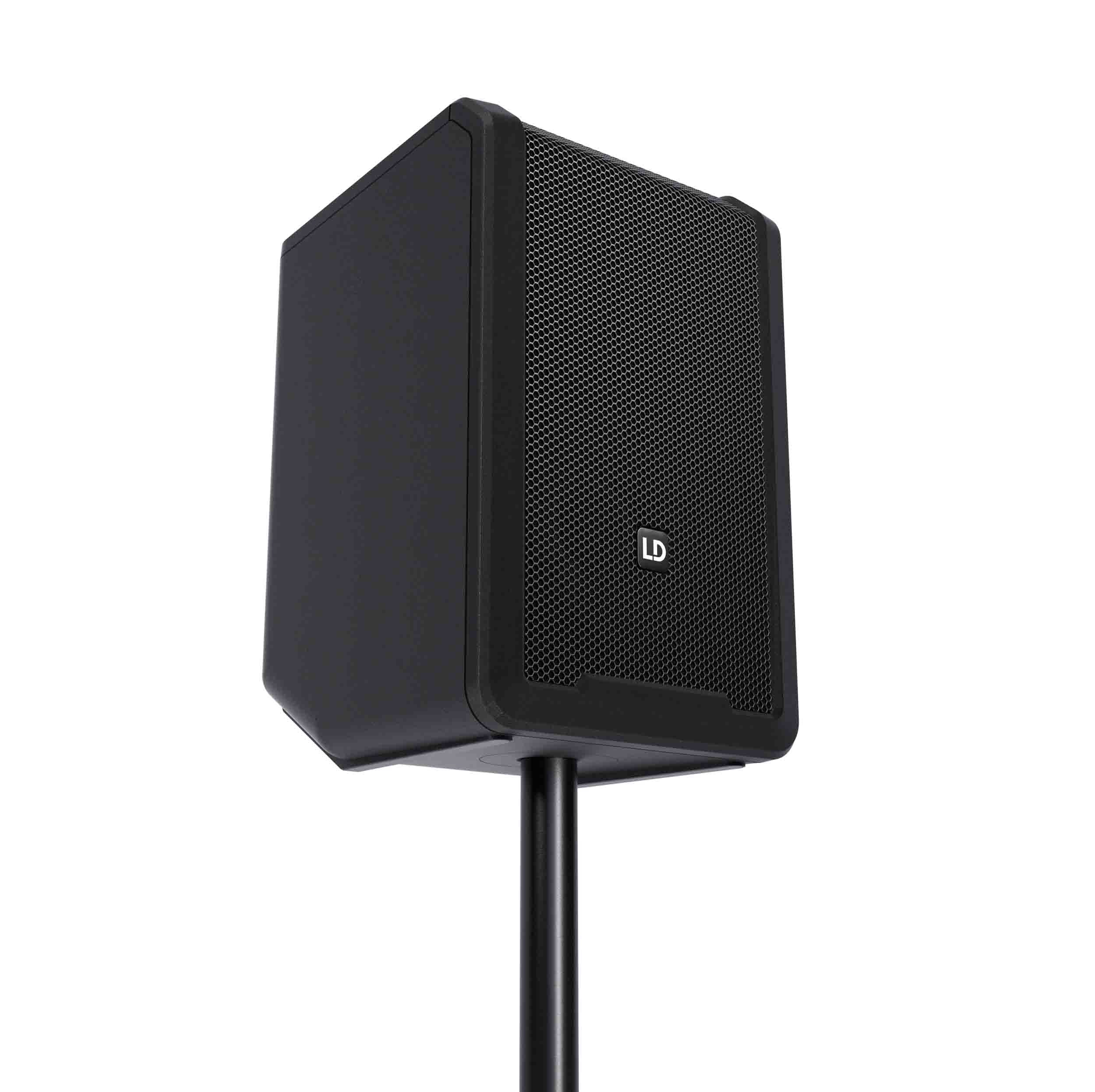 LD Systems ANNY8 Portable Battery-Powered Bluetooth PA Loudspeaker with Mixer by LD Systems
