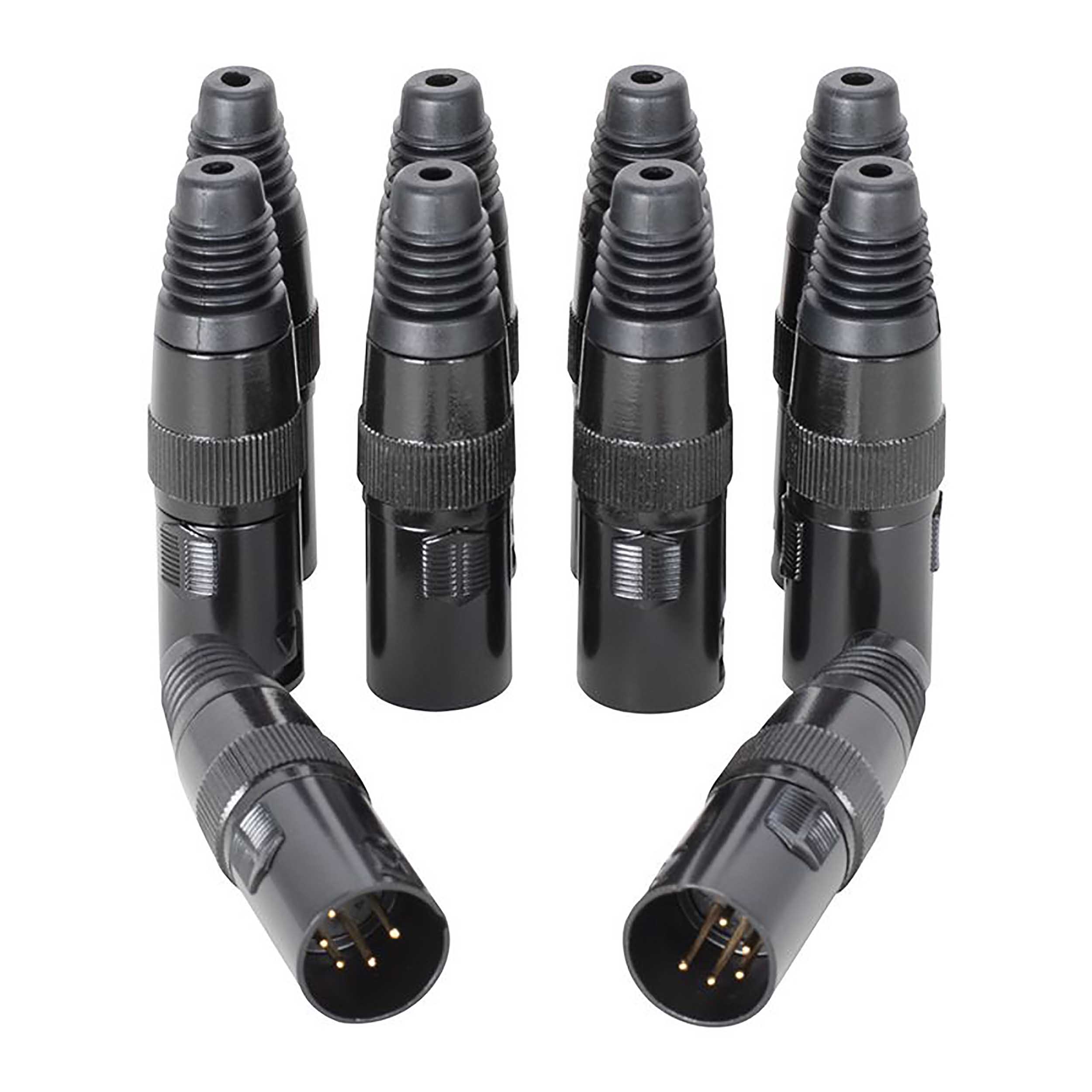 ADJ DMX5T10PACK, 5-Pin XLR DMX Terminator - 10 Pack by ADJ