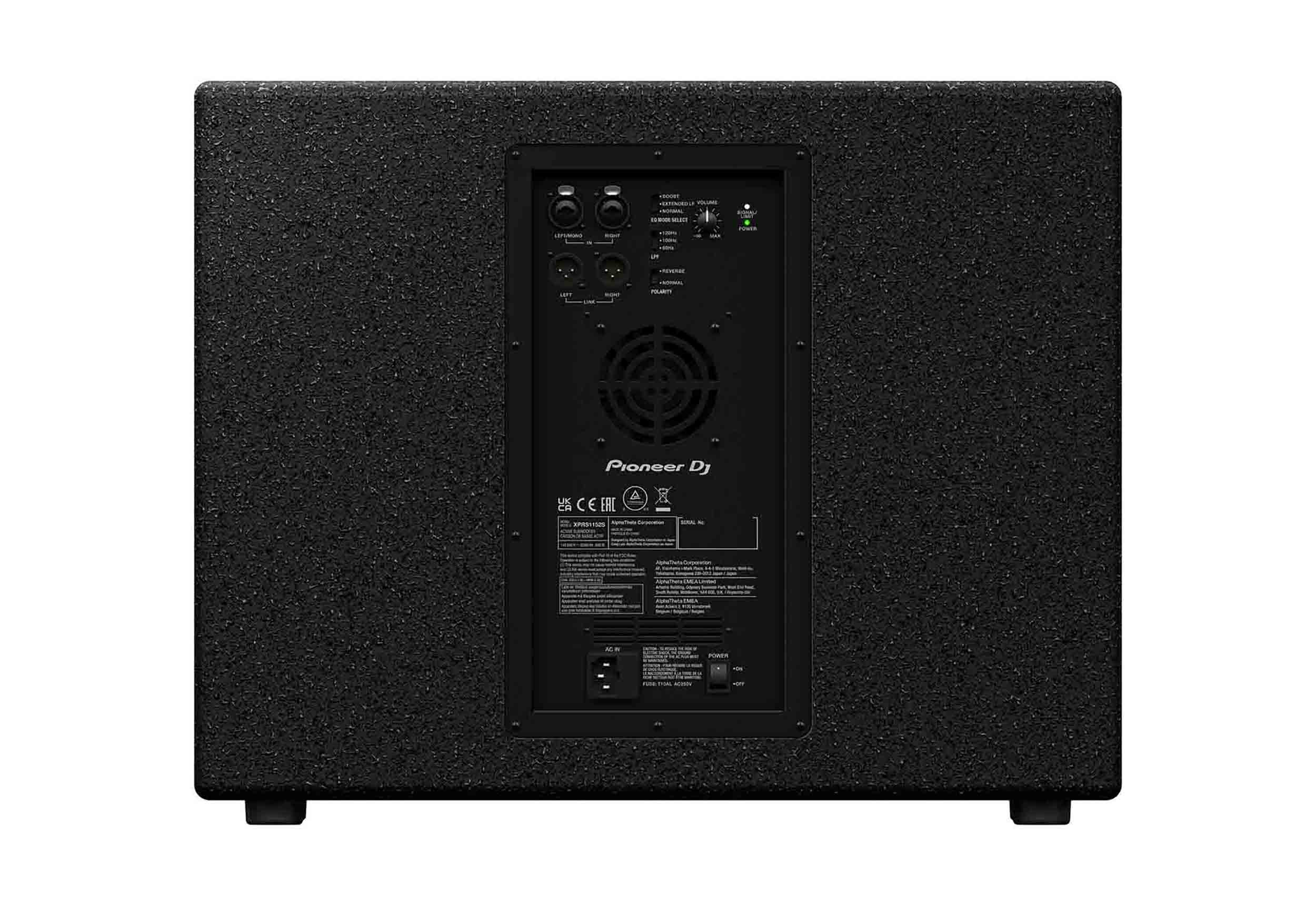 Pioneer DJ XPRS Active Subwoofers Package with Gator ID Speaker Sub Pole with Carry Bag by Pioneer DJ