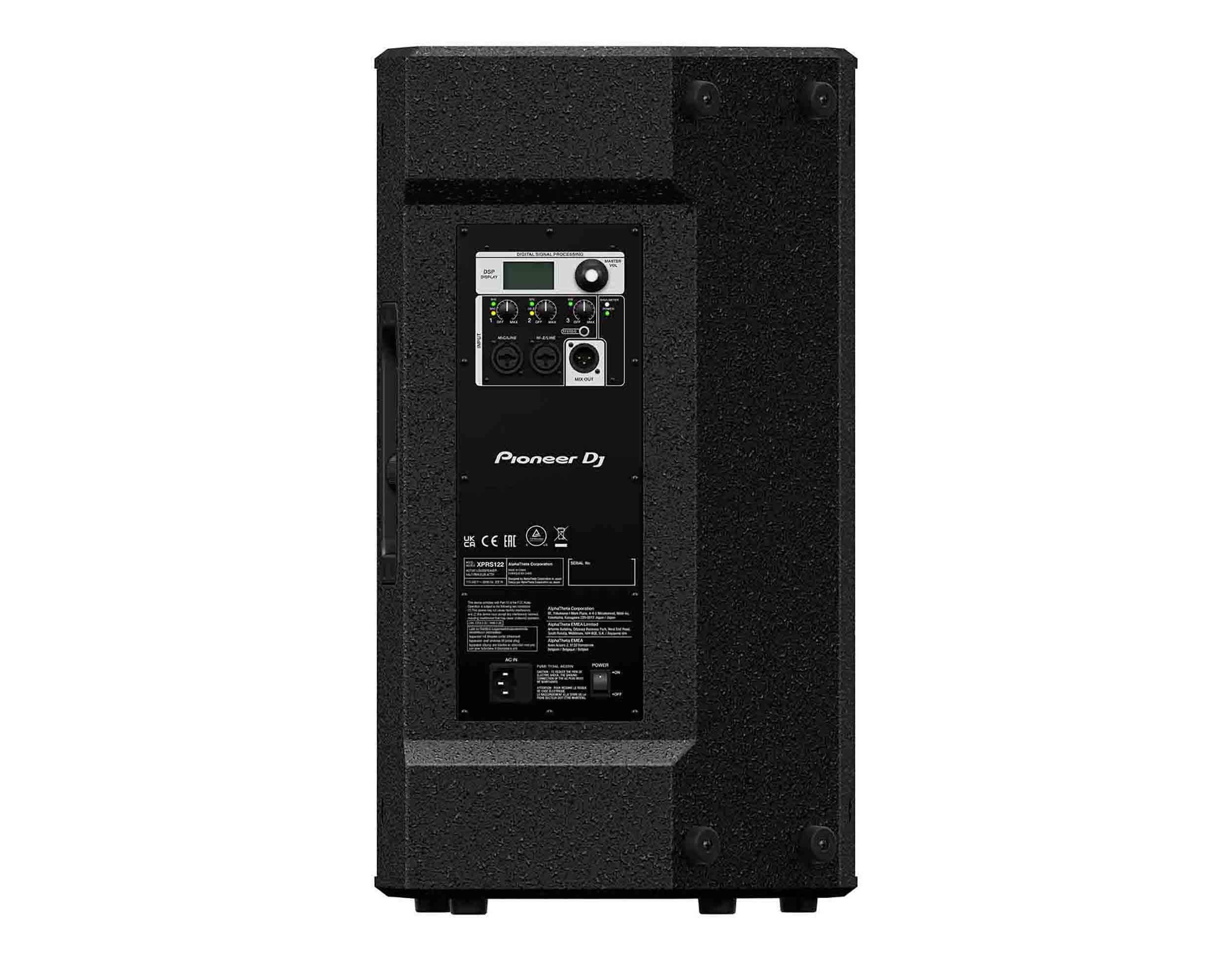 Pioneer Dj XPRS122, 12" Active Loudspeaker DJ Package with Speaker Covers, Stands and Cables by Pioneer DJ