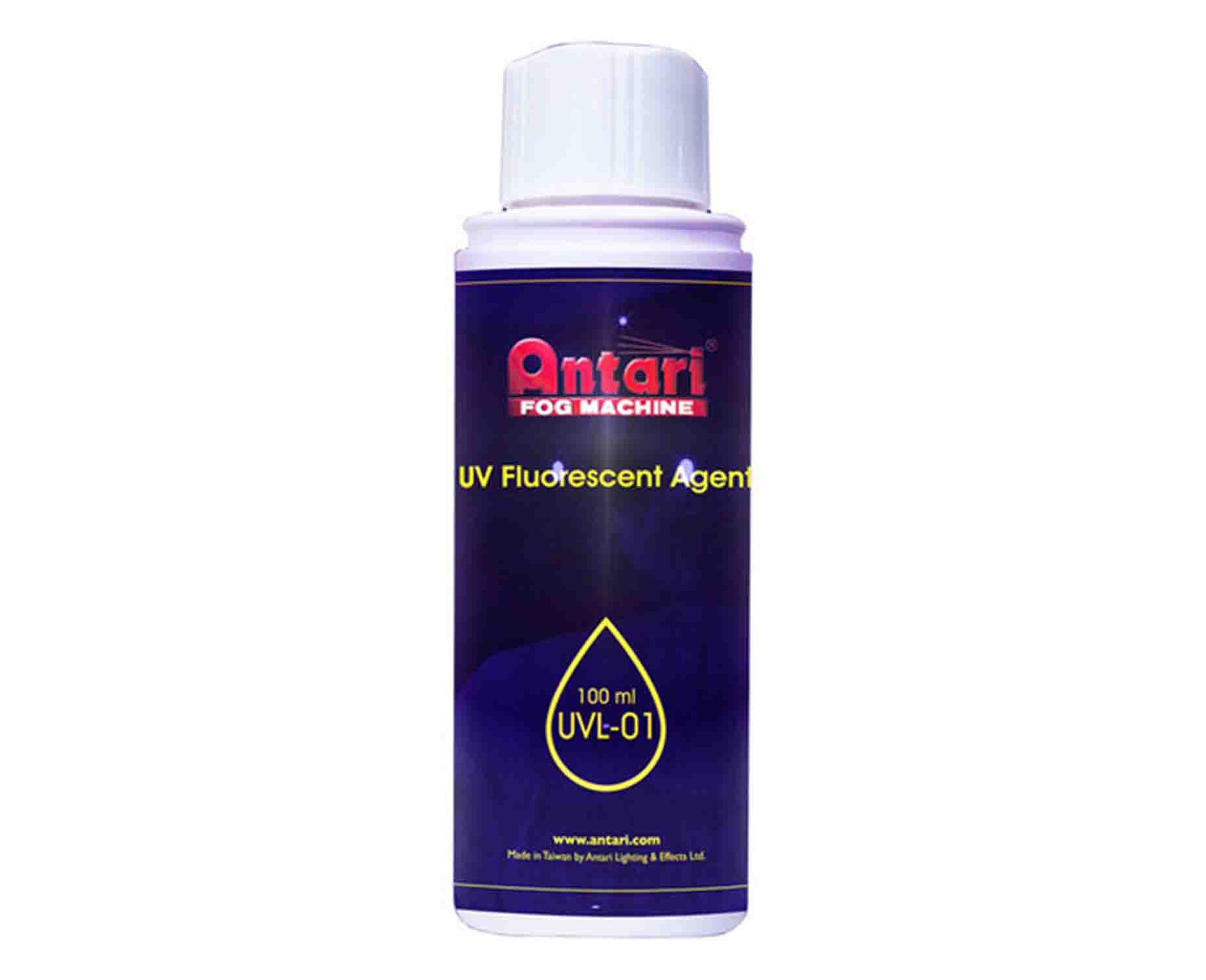 Antari UVL-01 UV Fluorescent Agent for Snow and Bubble Fluid - Blue by Antari
