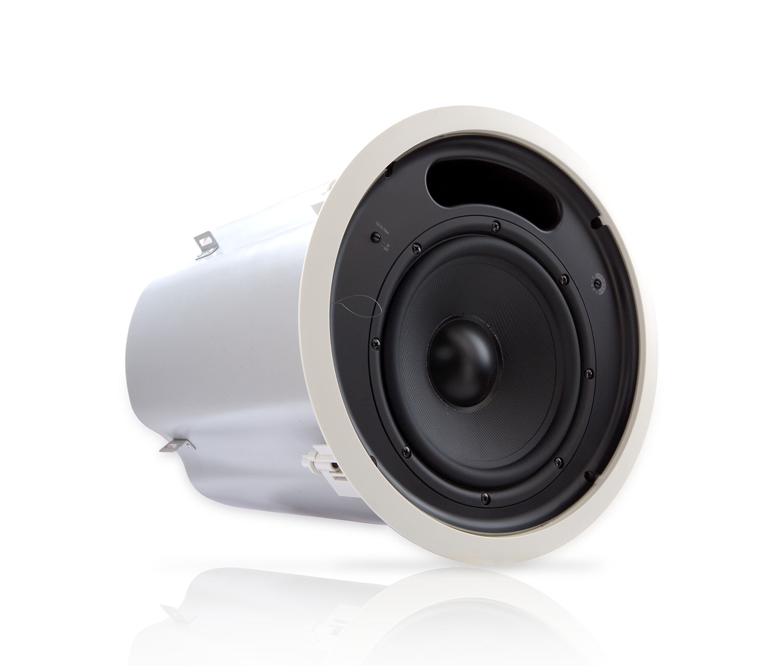 QSC AD-C81TW-WH Ceiling Mount Subwoofer System - White by QSC