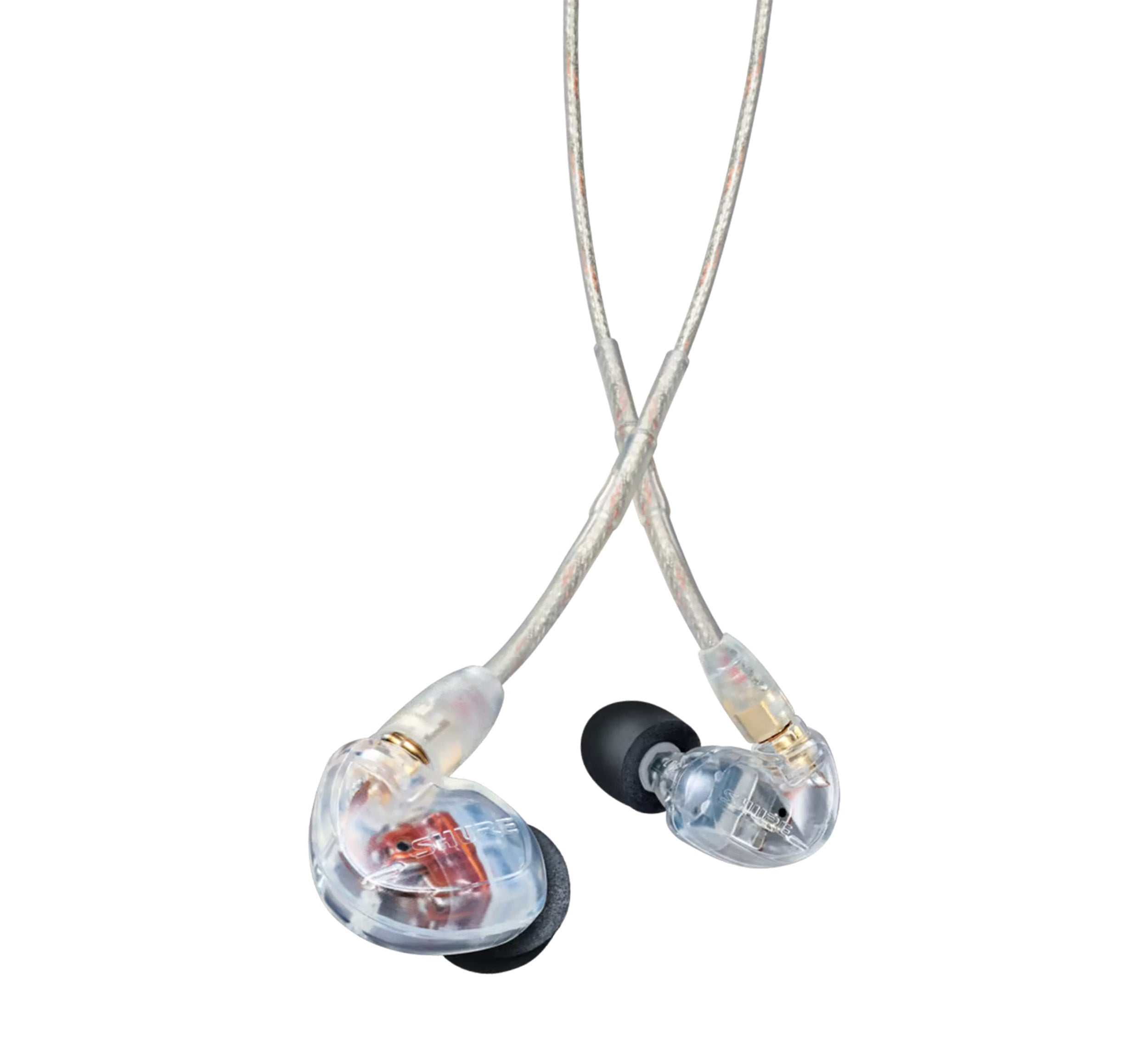 Open Box: Shure SE535-CL Sound Isolating Earphones Triple Driver Earbud Style Earphones with Sound Isolating Sleeves Clear by Shure