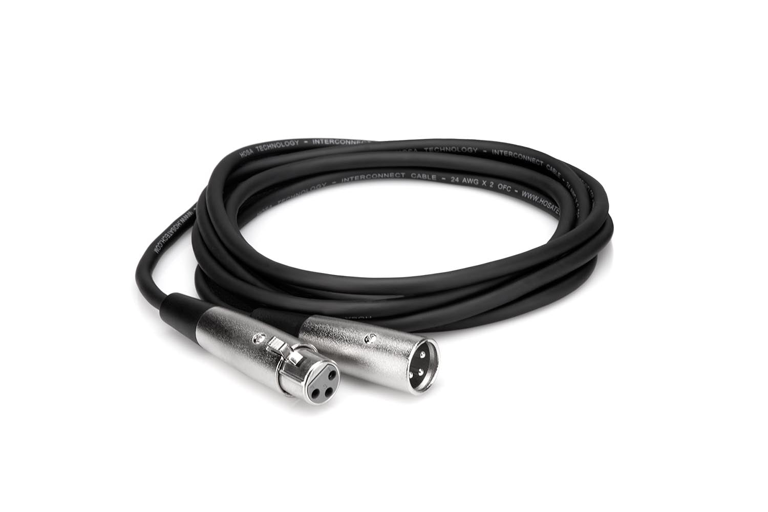 Hosa XLR-1, XLR Balanced Interconnect Cable - Black Hosa