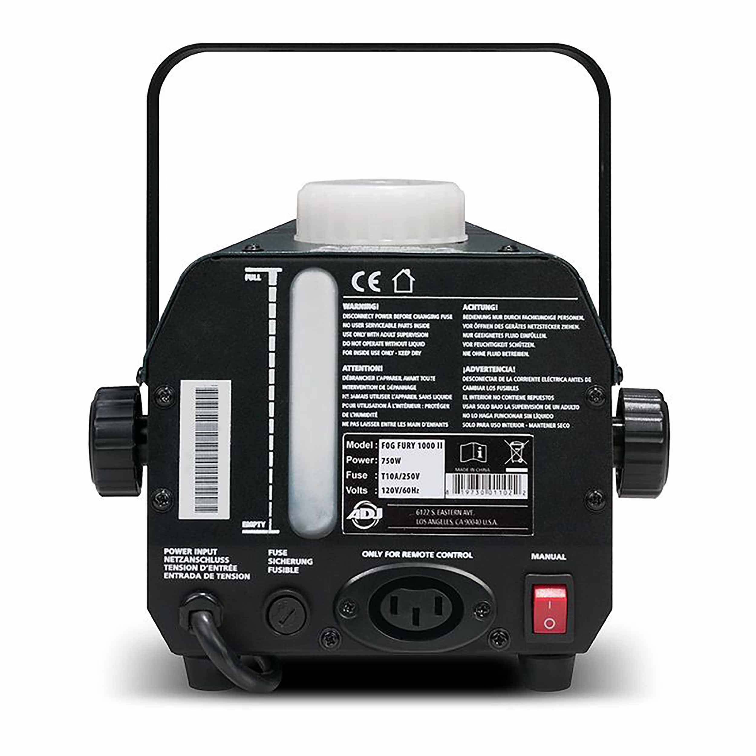 ADJ FOG FURY 1000 II, High Output Fog Machine - 700 Watt by ADJ
