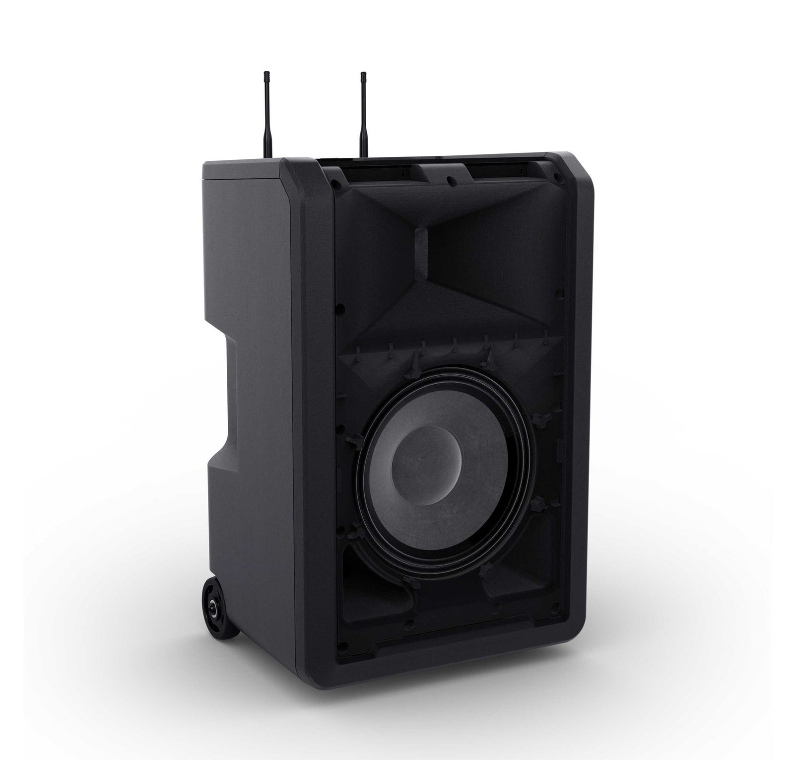 LD System ANNY 10 HHD 2 B5.1, 10" Portable Battery-Powered Bluetooth PA System with Mixer and 2x Wireless Handheld Microphones by LD Systems
