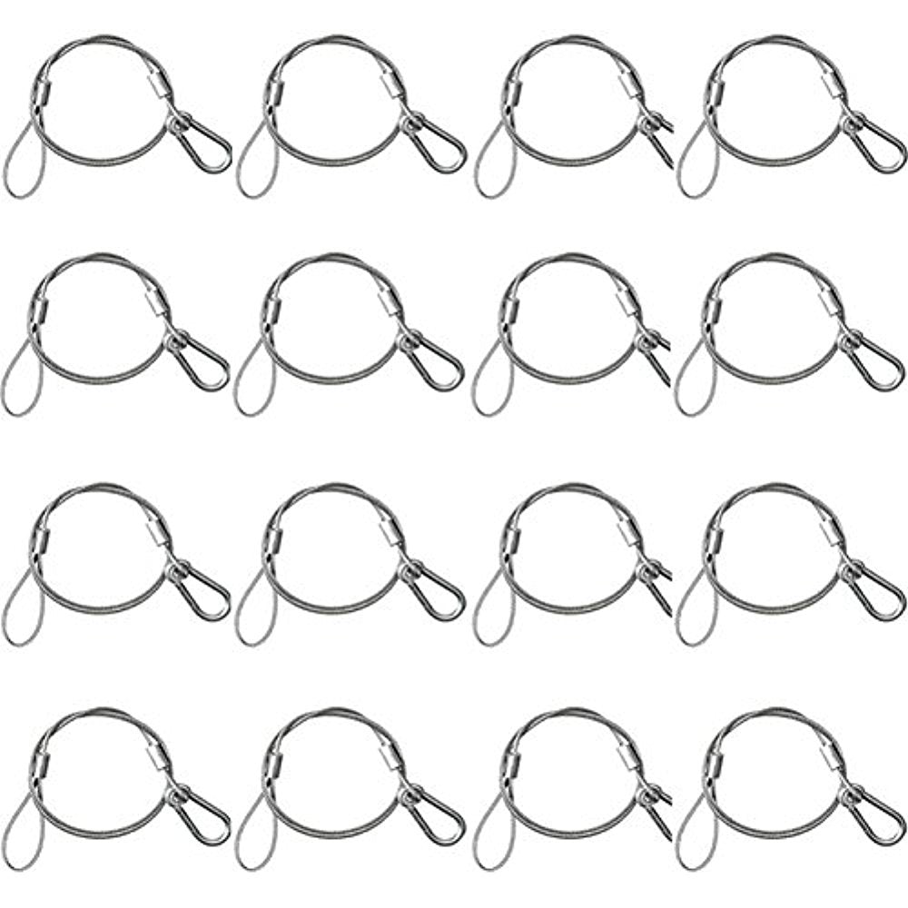 Chauvet DJ CH-05 (16 pack) Safety Cable for DJ Lights 700 lbs. Capacity by Chauvet DJ