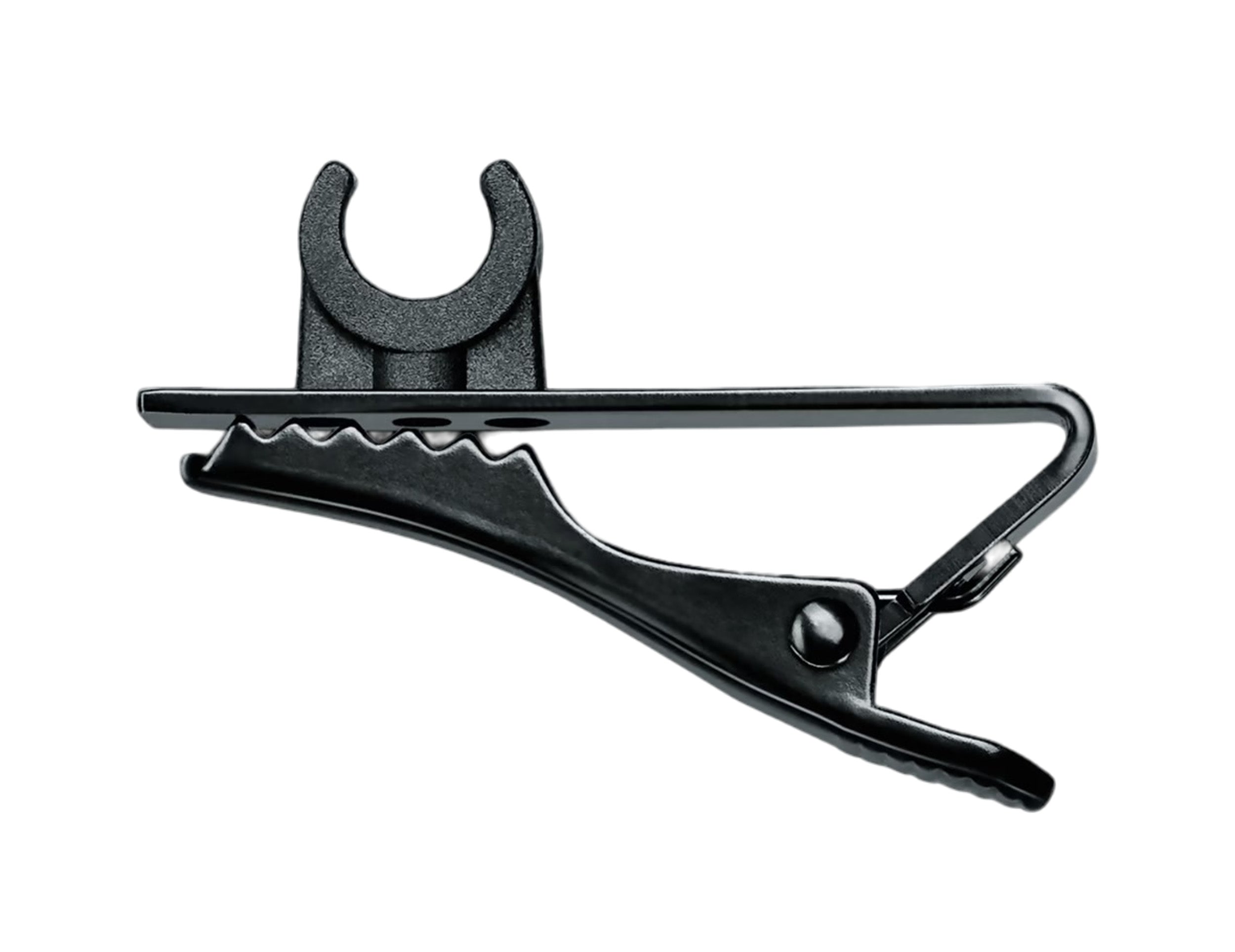 Shure AMVL-CLIP, Replacement Metal Tie Mount for MVL Microphone - Black by Shure