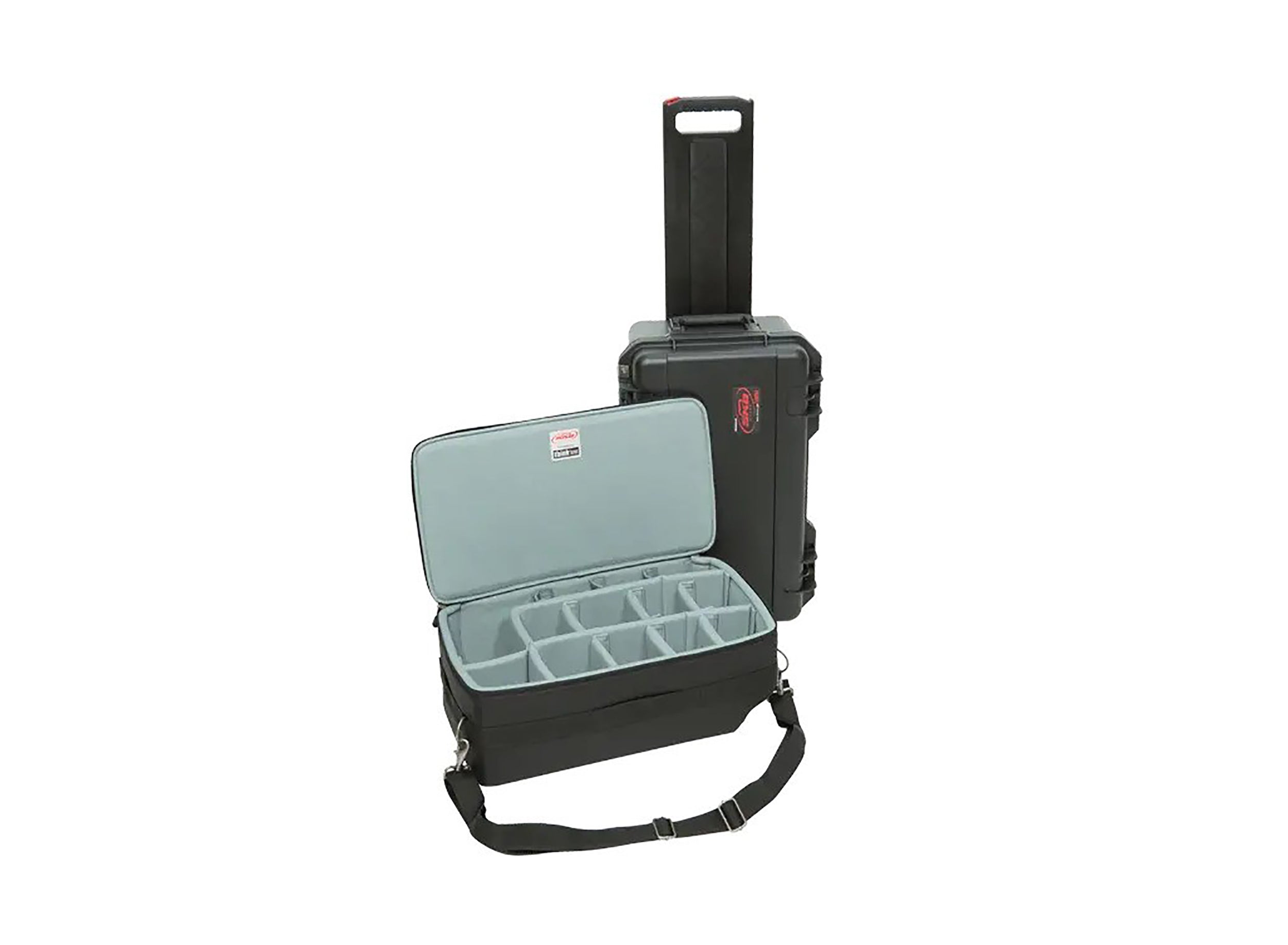 SKB Cases 3i-2011-7DZ, iSeries Case with Think Tank Removable Zippered Divider Interior - Black by SKB Cases