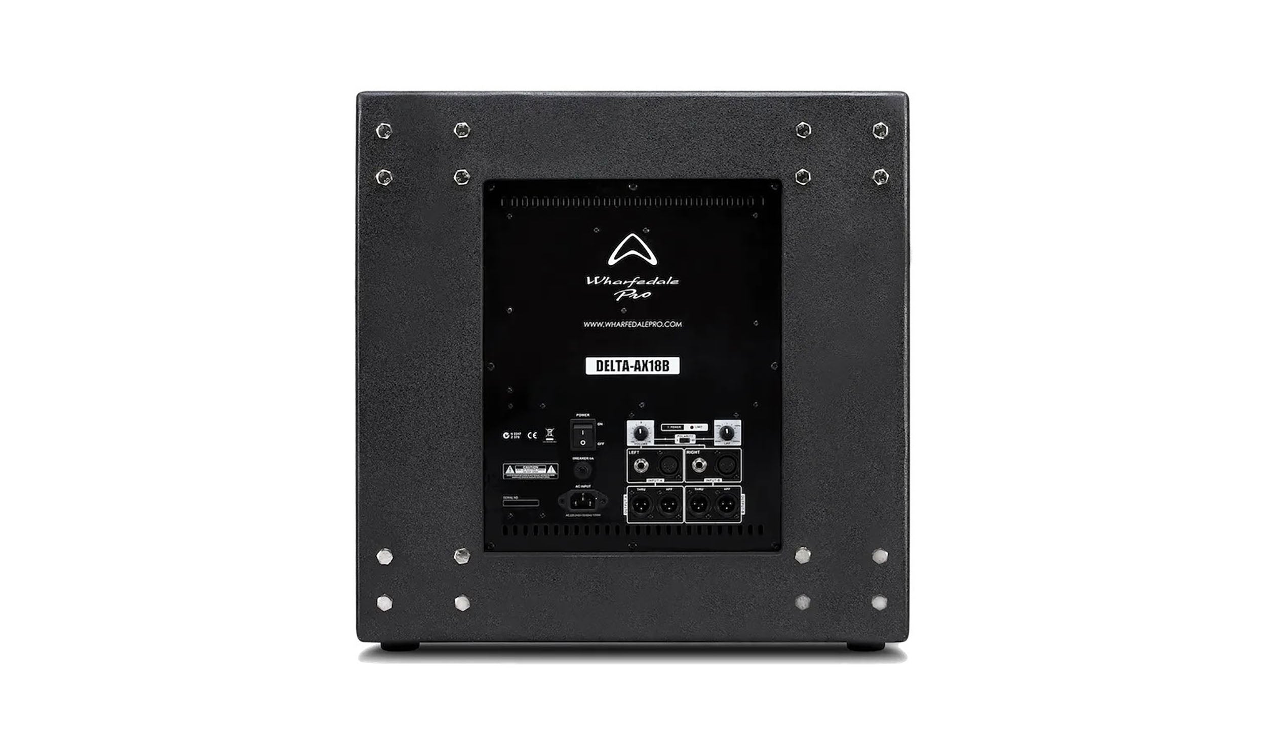 Wharfedale DELTA-AX18B, 18-Inches Active Subwoofer - 1000 Watt by Wharfedale Pro