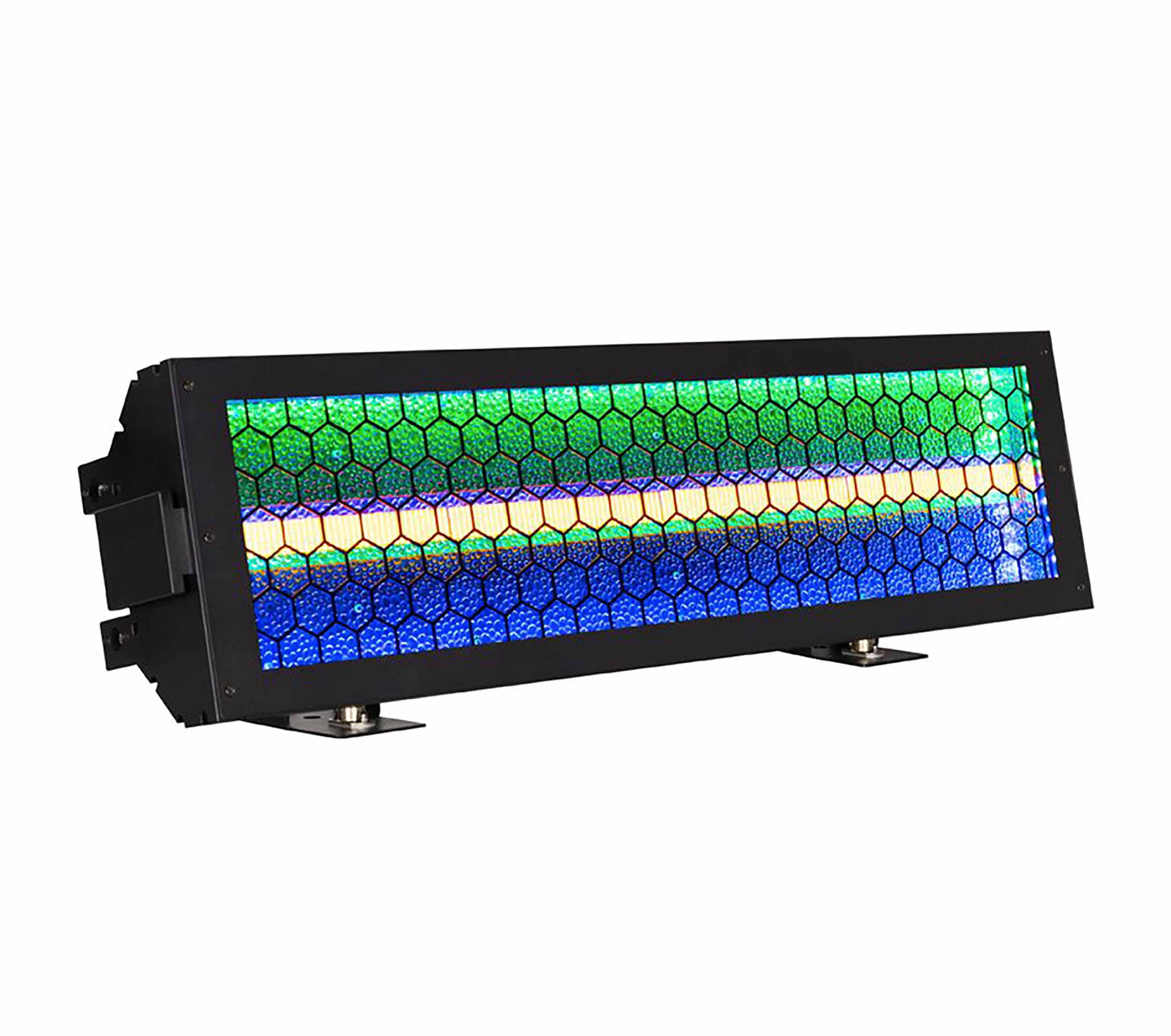ADJ Vintage Bar Retro Amber Blinder Effect with 20 RGB+UV LEDs and Vibrant RGB Background LEDs by ADJ