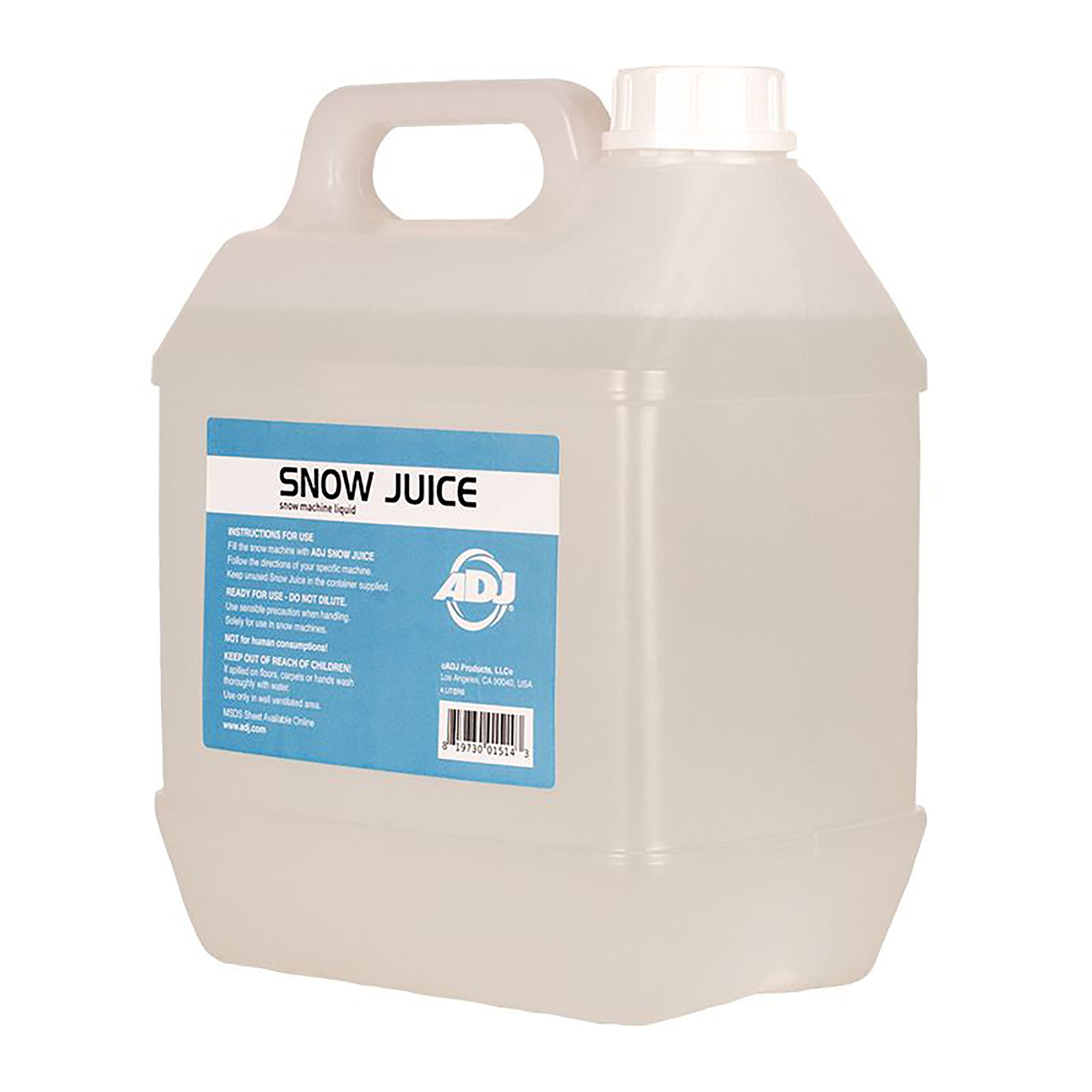 ADJ SNOW GAL, Water Based Snow Fluid - 1 Gallon by ADJ