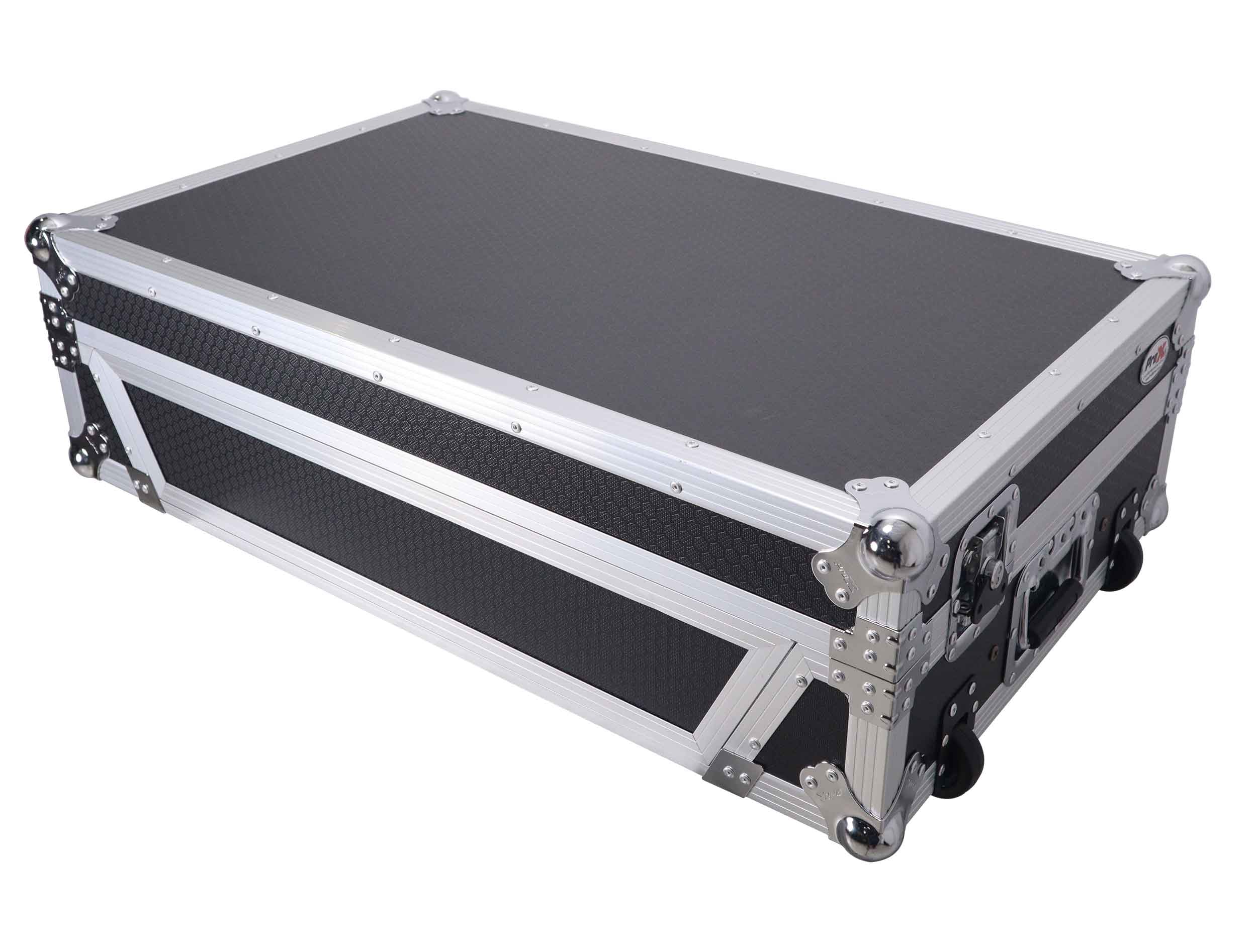 ProX XS-HIT7WLT, ATA Flight Road Case for Hercules T7 Inpulse Controller 1U Rack Space and Wheels. by ProX Cases
