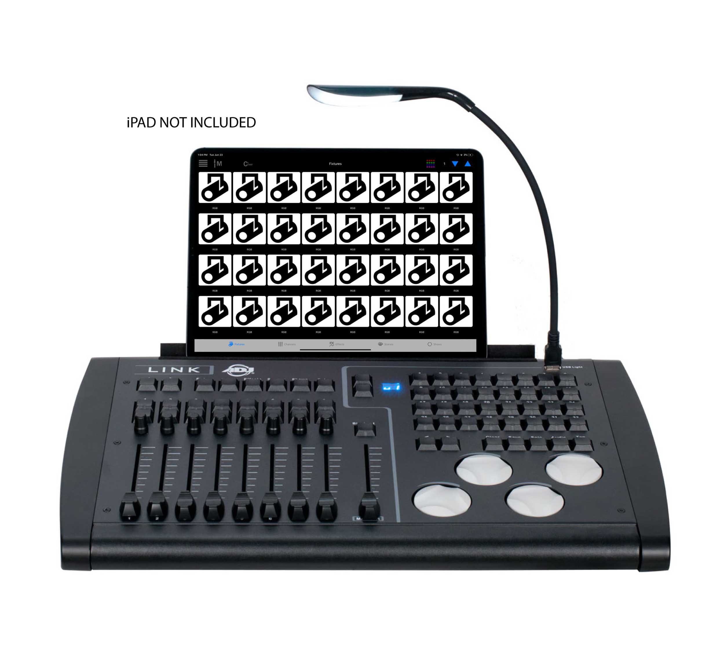 ADJ LINK, 4-Universe DMX Hardware Controller for iPad and ADJ's Airstream App by ADJ