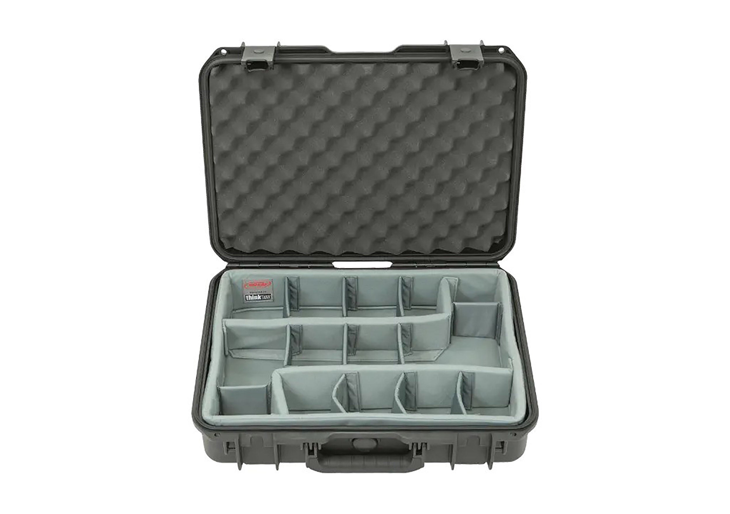 SKB Cases 3i-1813-5DT, iSeries Waterproof Case with Think Tank Photo Dividers and Lid Foam - Black by SKB Cases