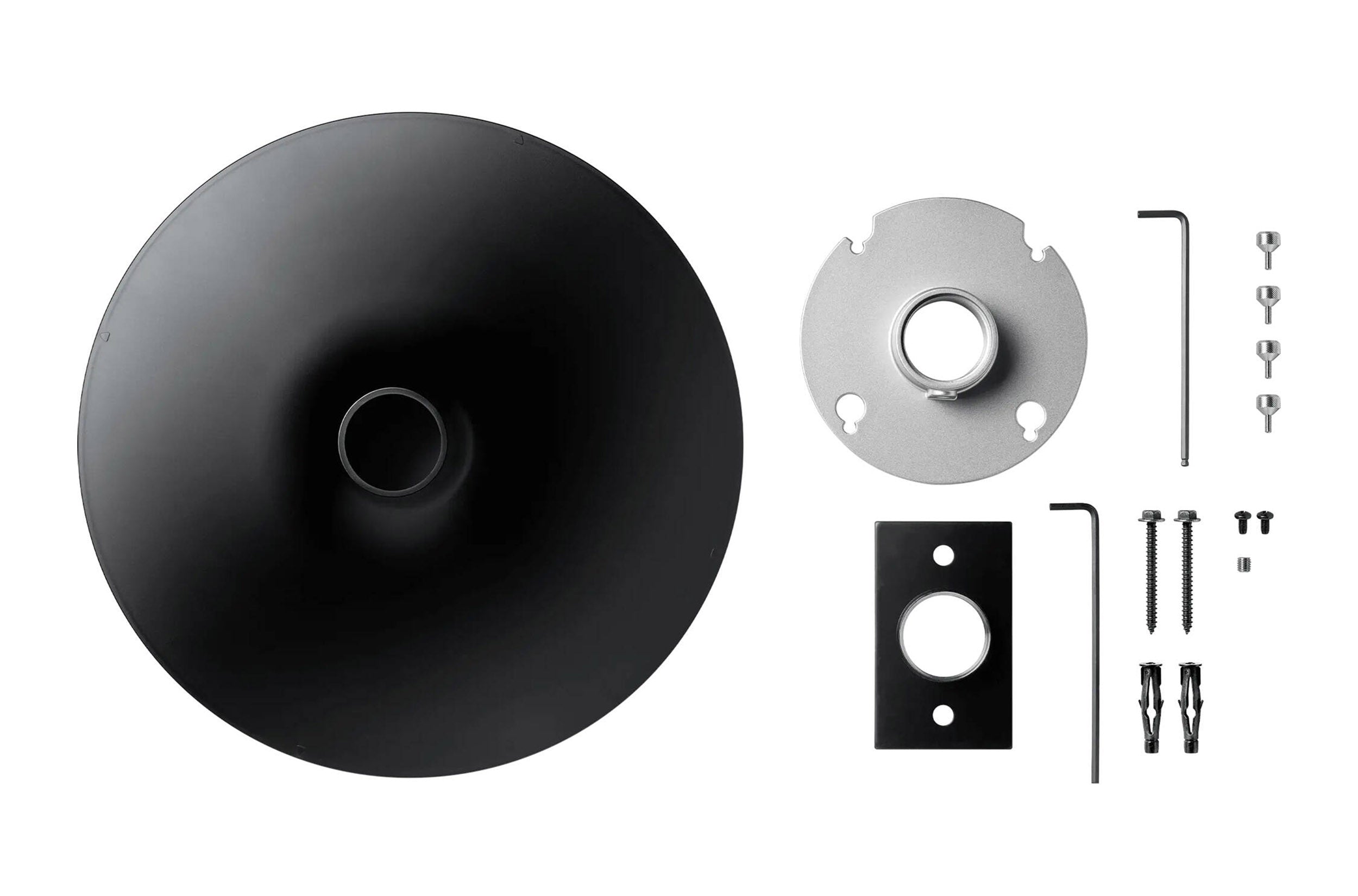 Shure A900B-R-PM, Pole-Mount Kit for MXA920-R Microphone and 1.5" NPT Pole - Black by Shure