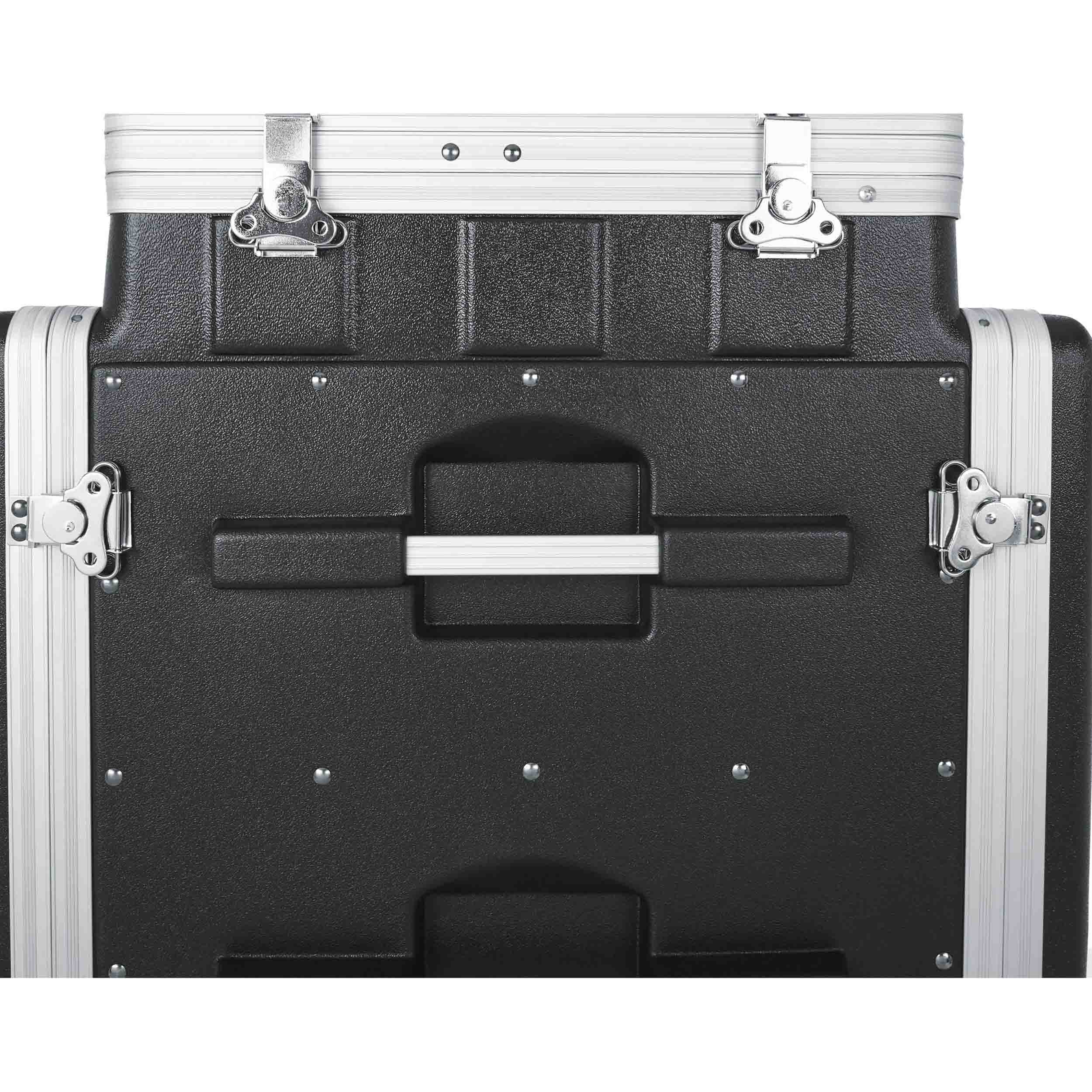 Gator Cases GRC-10X12 PU, 10U Top and 12U Side ATA Molded PE Pop-Up Console Rack by Gator Cases