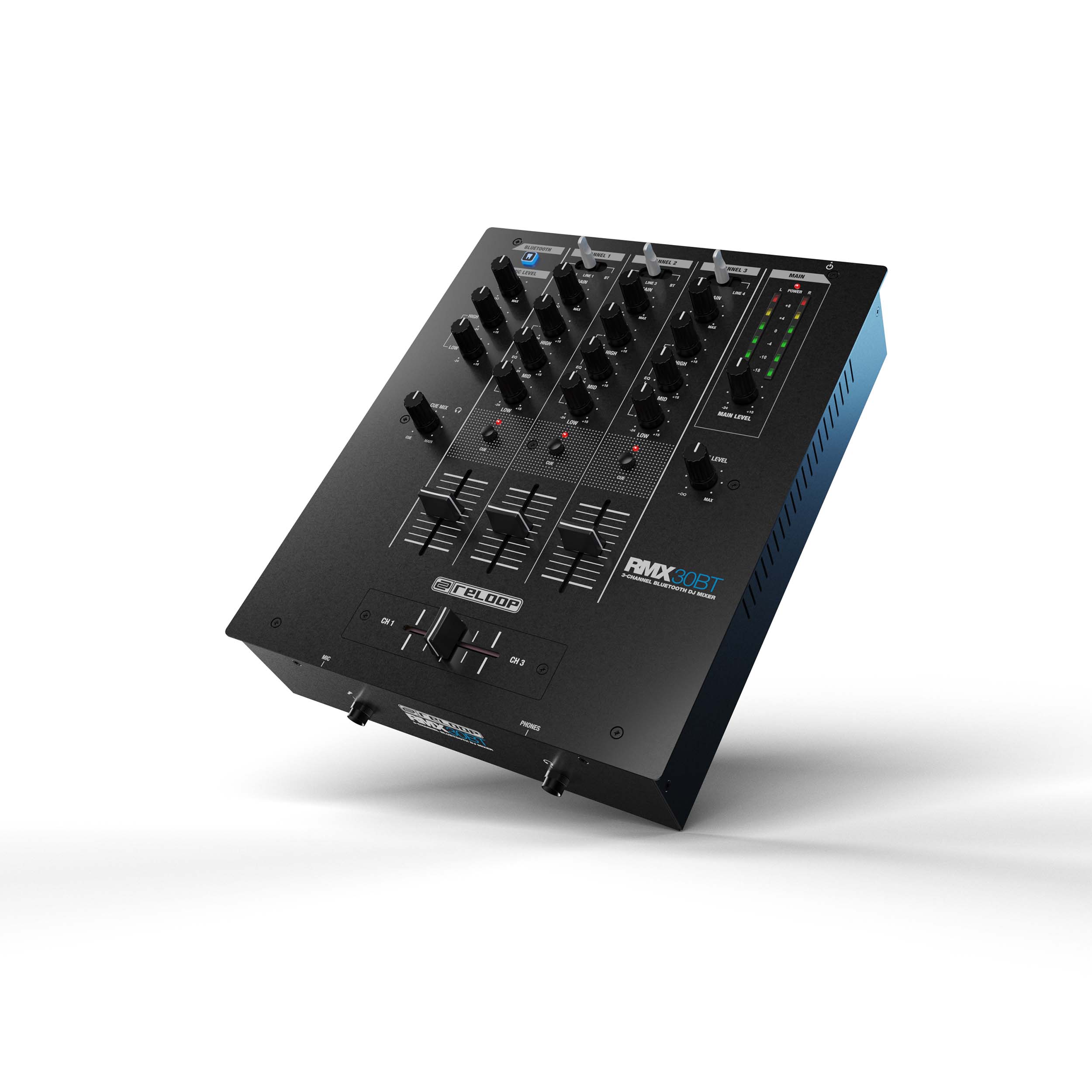 Reloop RMX-30 BT 3-Channel Bluetooth DJ Mixer with Bluetooth by Reloop