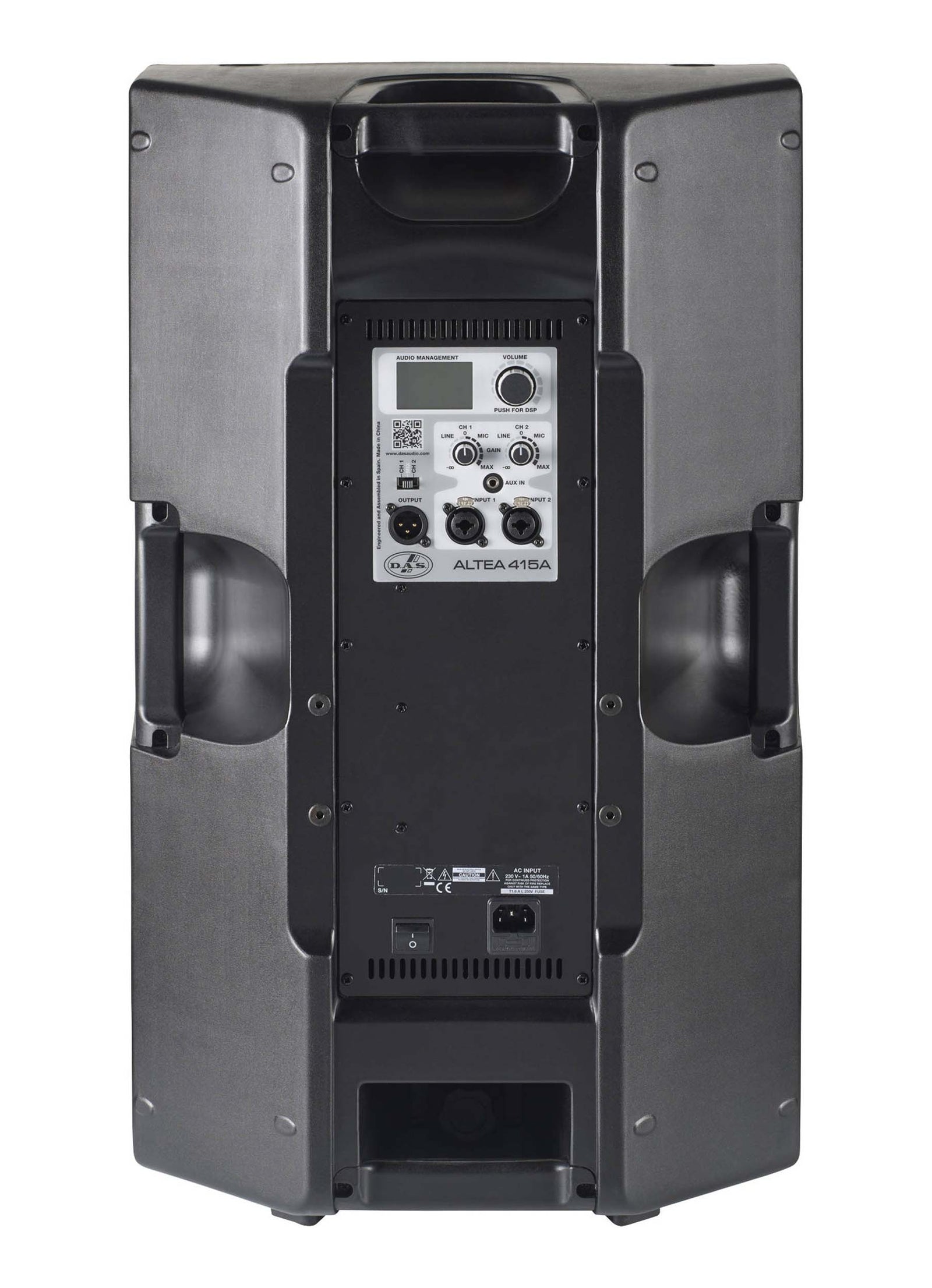 DAS Audio 415ACVRALTEA15 Powered Speaker DJ Package with Cover by DAS Audio