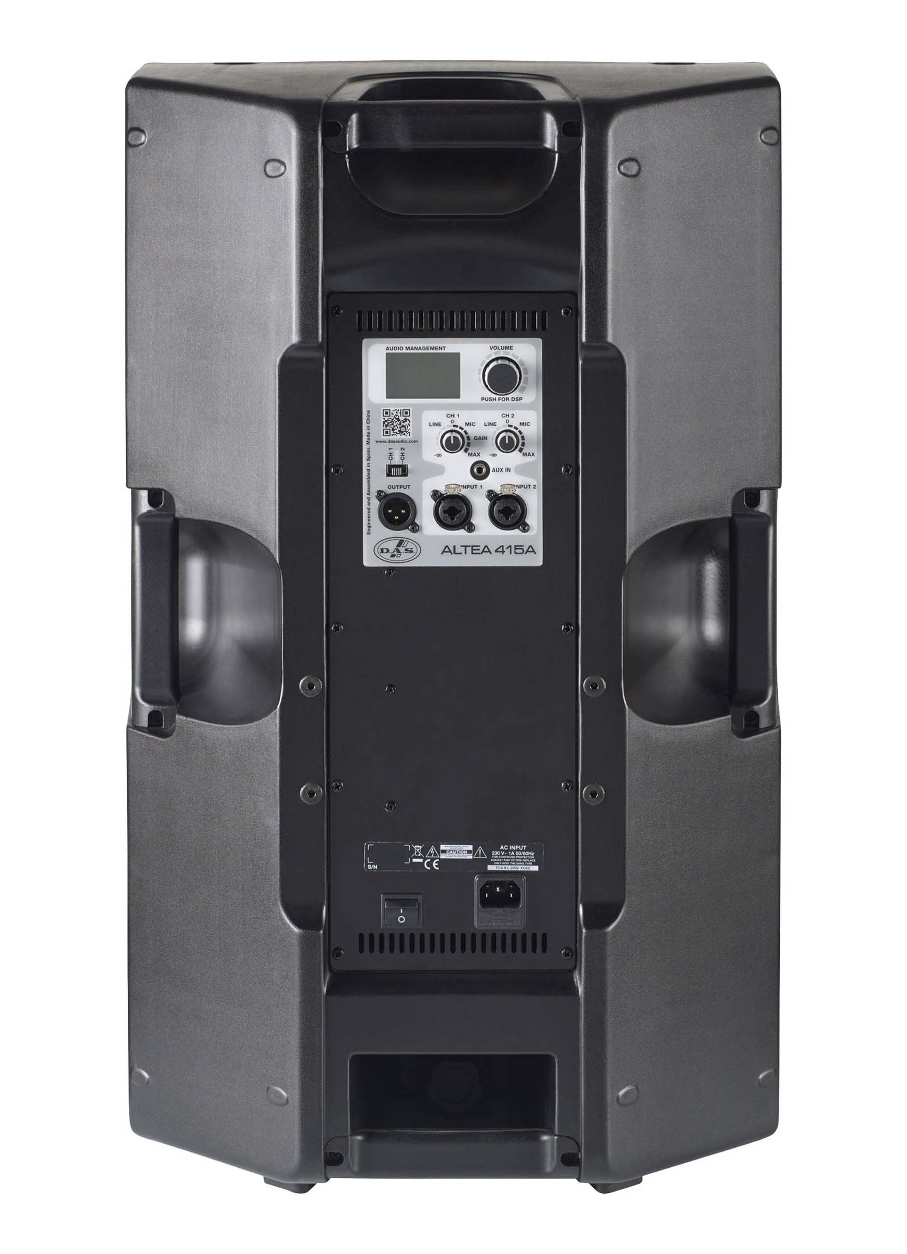 DAS Audio 415ACVRALTEA15 Powered Speaker DJ Package with Cover by DAS Audio