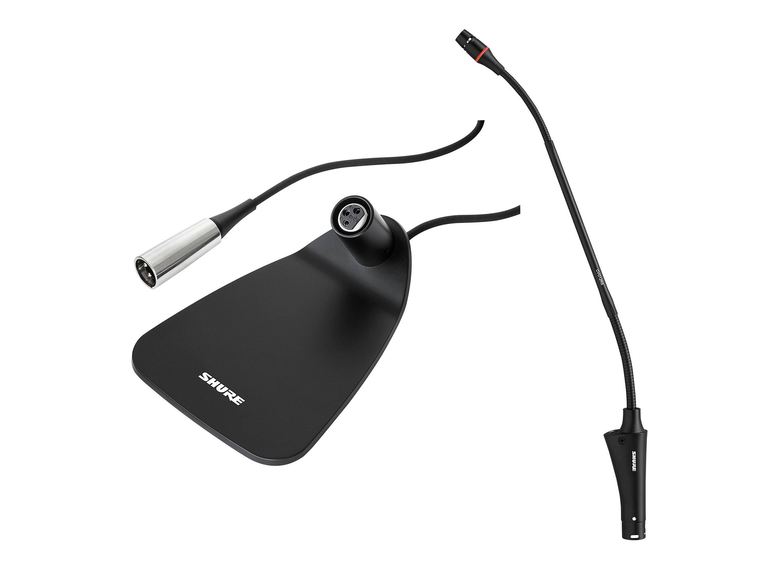 Shure CVG Centraverse Gooseneck Condenser Microphones with Inline Preamplifier by Shure