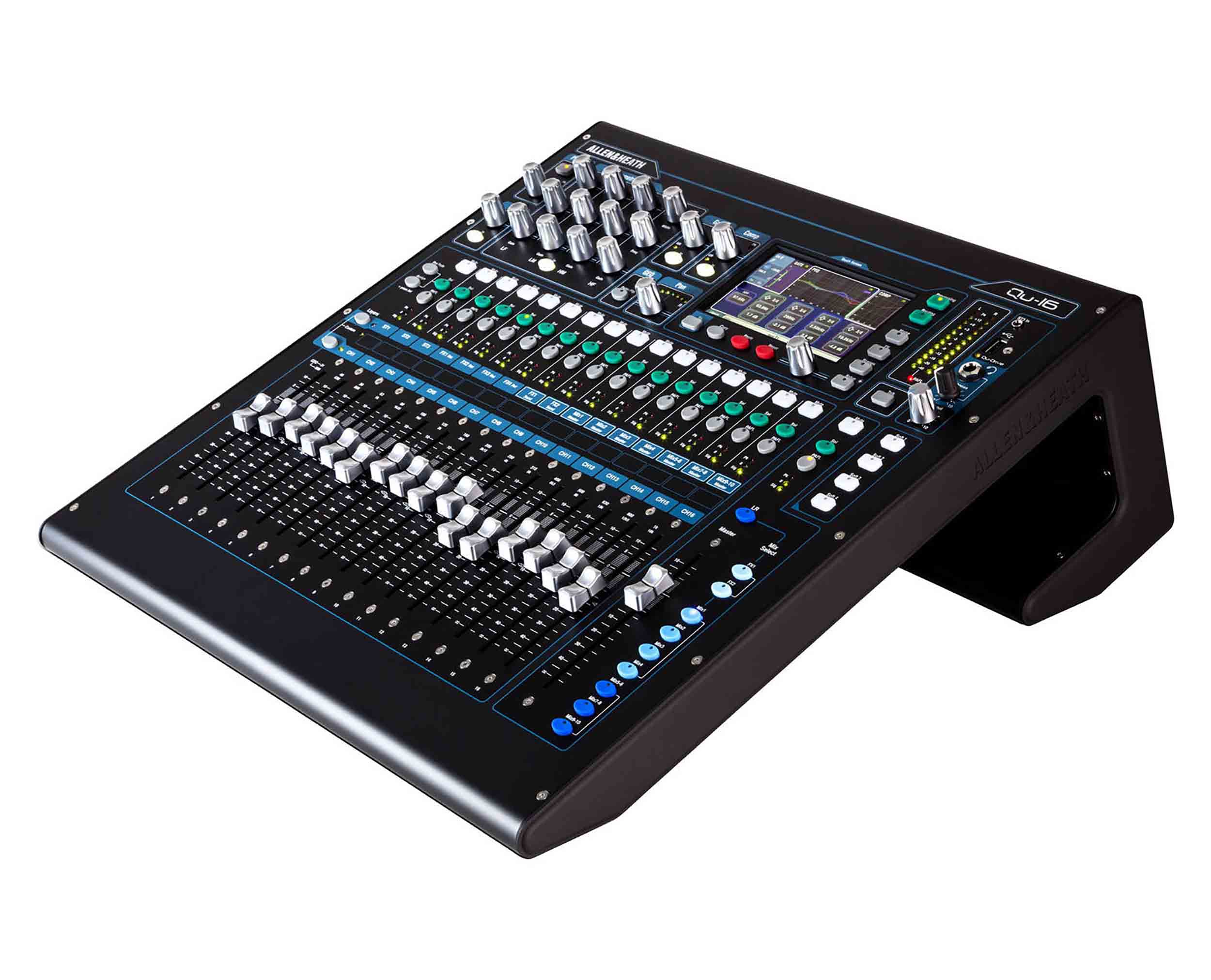 Allen & Heath Qu-16, 16-Channel Rackmountable Digital Mixer - Chrome Edition by ALLEN & HEATH