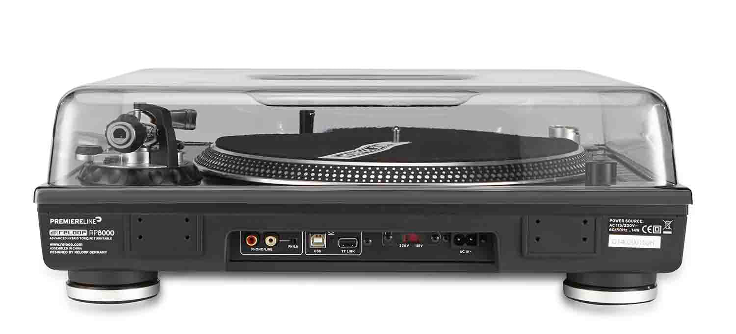 Decksaver DS-PC-RPTURNTABLE Cover for Reloop RP-8000 / RP-7000 by Decksaver