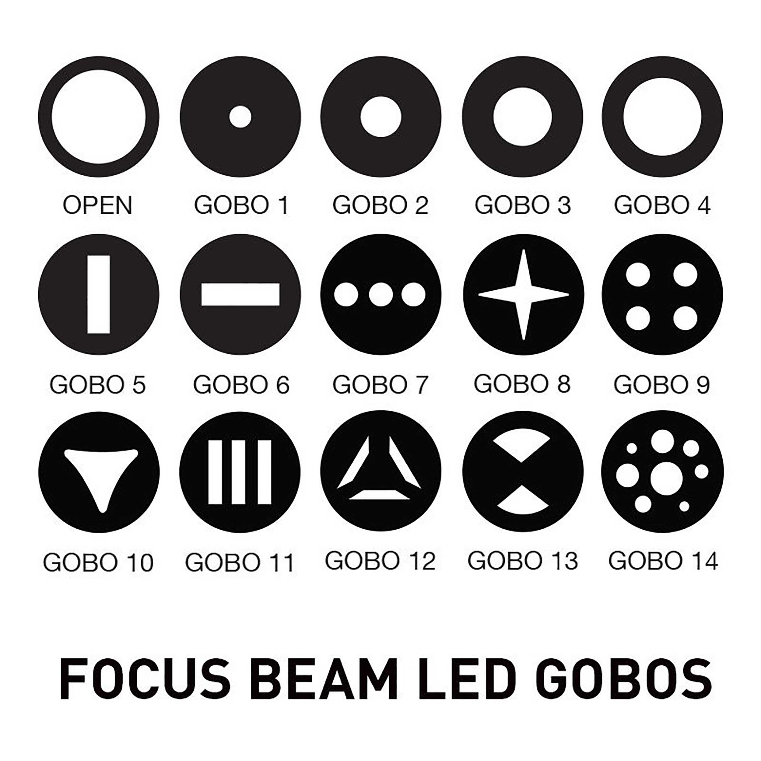 ADJ Focus Beam LED, 80W LED Beam Moving Head with Motorized Focus and Prism Wheels by ADJ